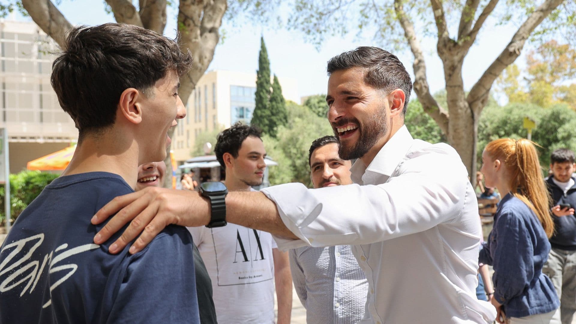 PN Leader Alex Borg Visits University Of Malta