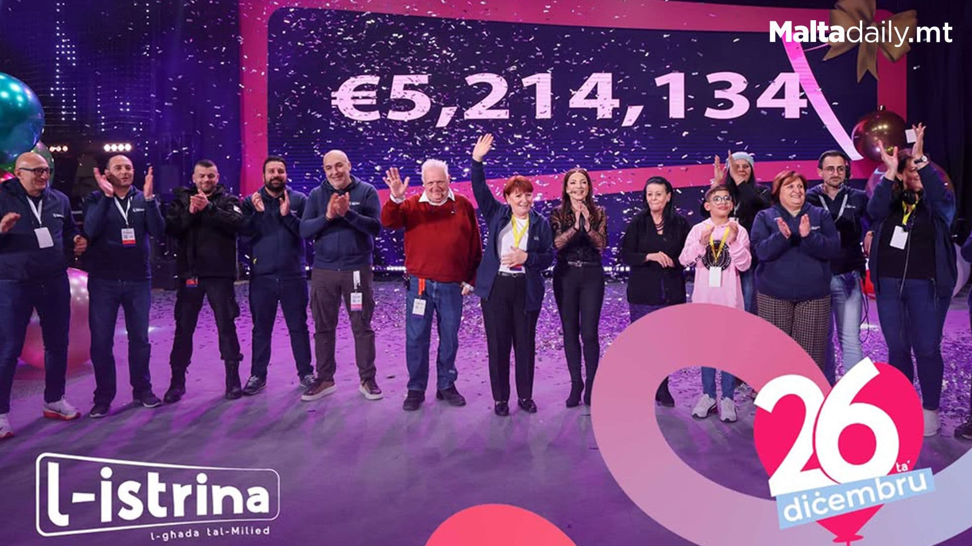 L-Istrina 2024 Raises An Outstanding €5.21 million for Community Chest Fund