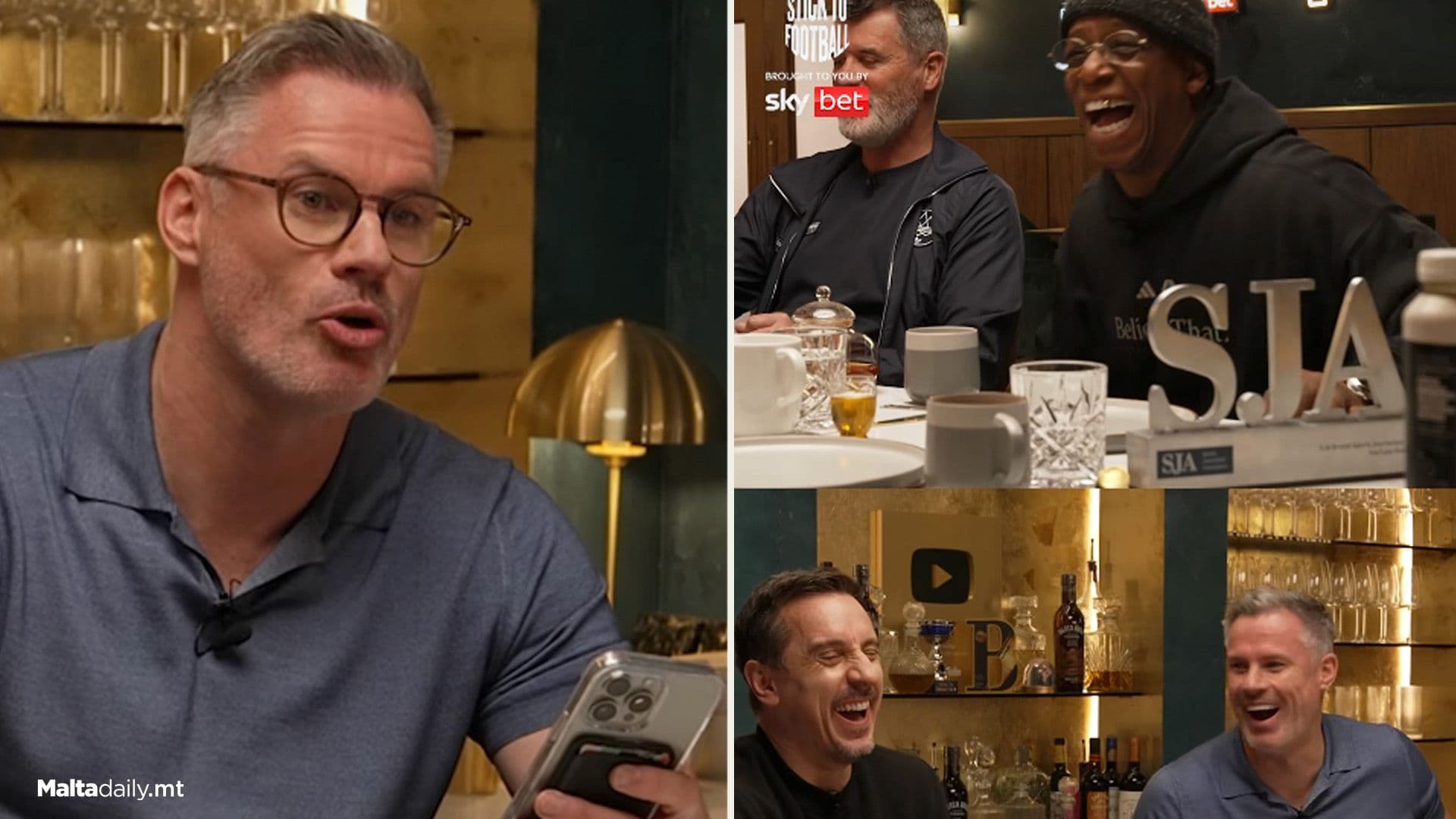 Gary Neville Gets Involved In Carragher’s Malta Stay