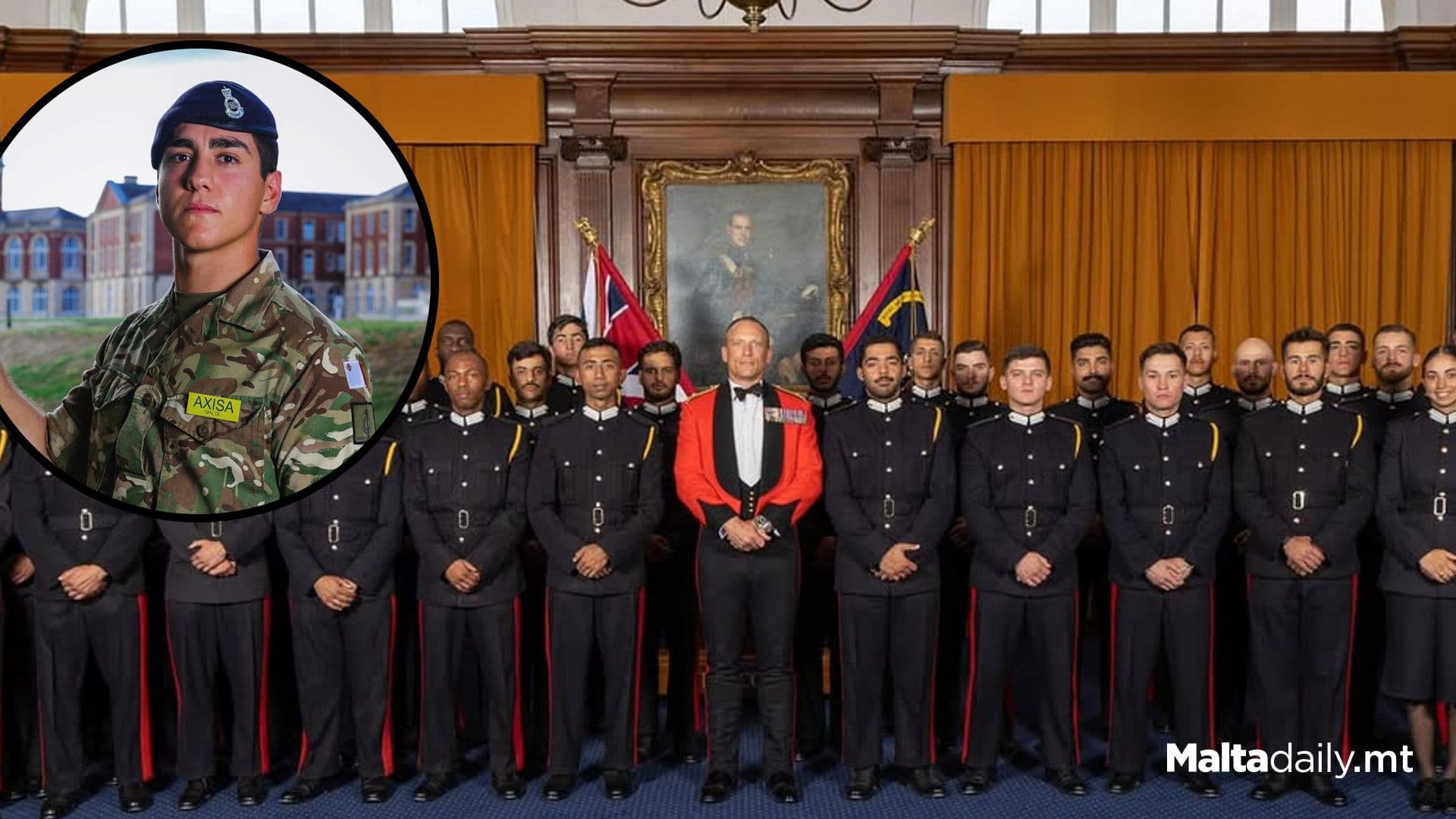 Lieutenant Axisa Presented with International Award in the UK