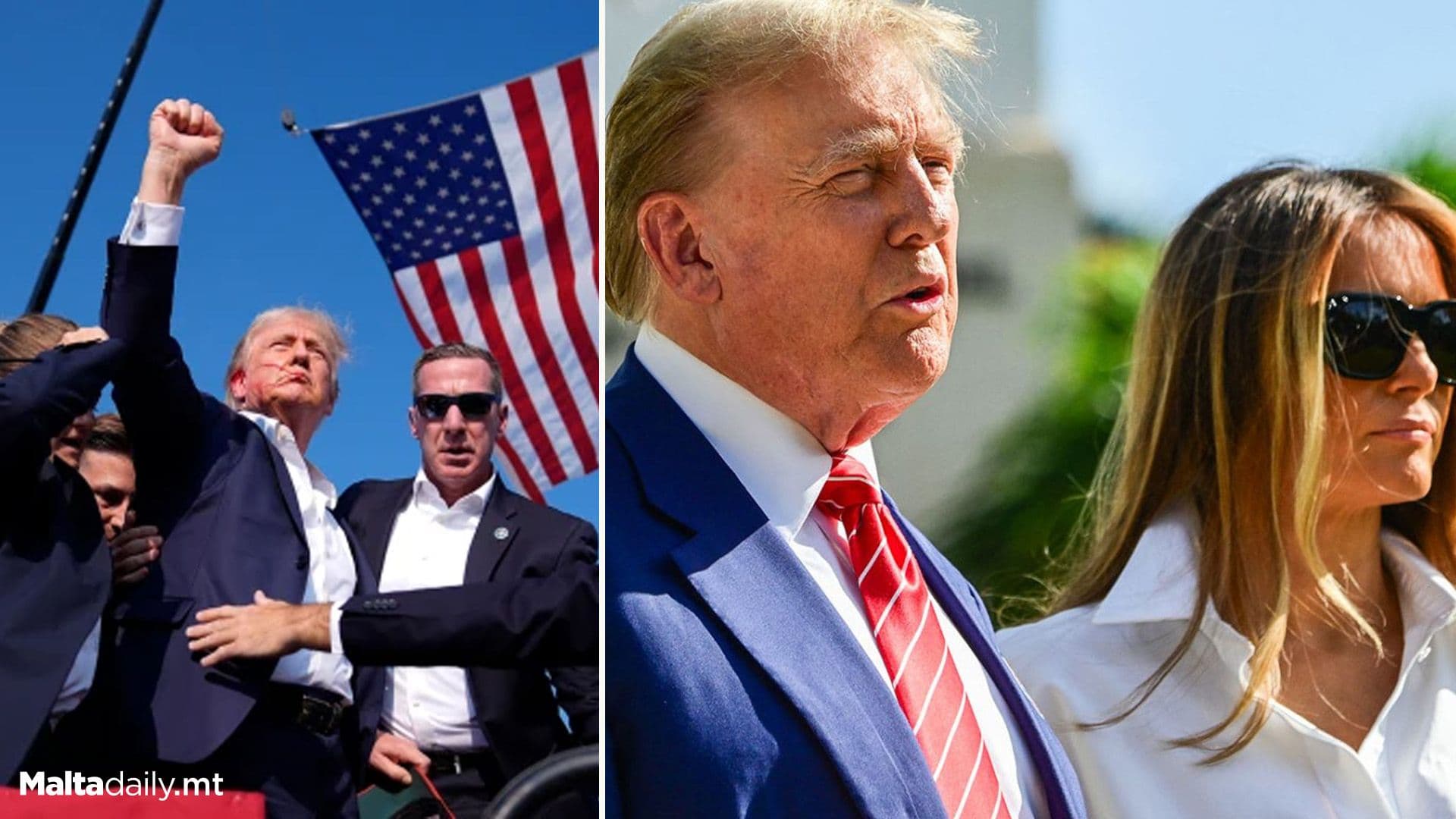 BOTH DONALD AND MELANIA TRUMP RELEASE STATMENT FOLLOWING ASSASSINATION ATTEMPT