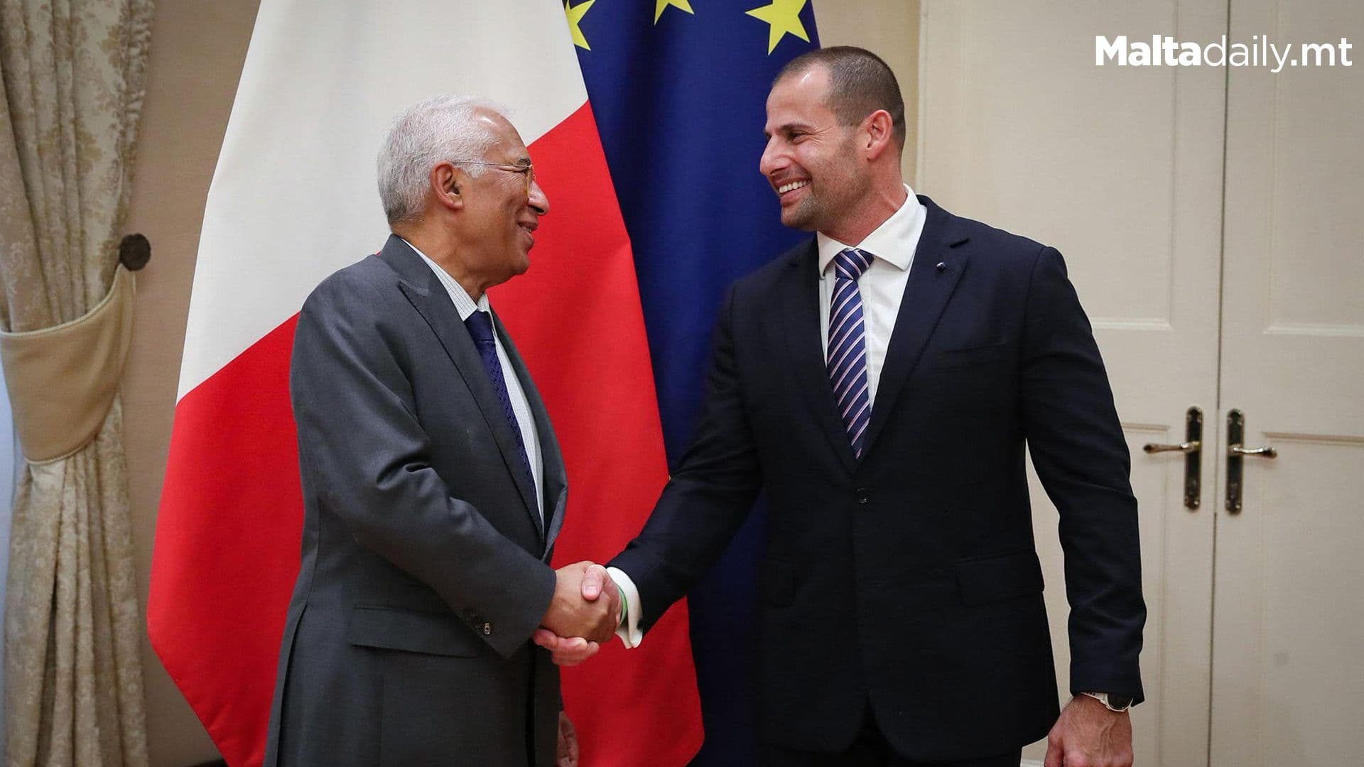 Prime Minister Robert Abela Meets Eu Council President-Elect António Costa