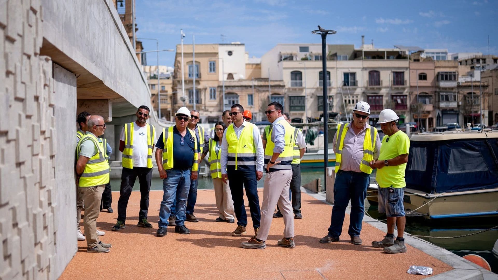 New Infrastructure Minister Visits Msida Creek Project Site