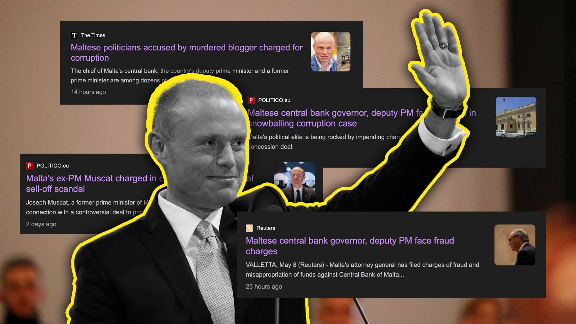 Malta’s Political Situation Makes International Headlines