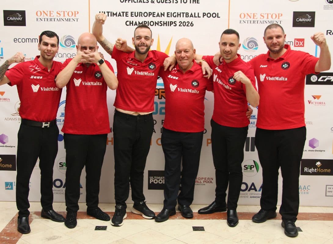 Malta Crowned European Pool Team Champions 2026