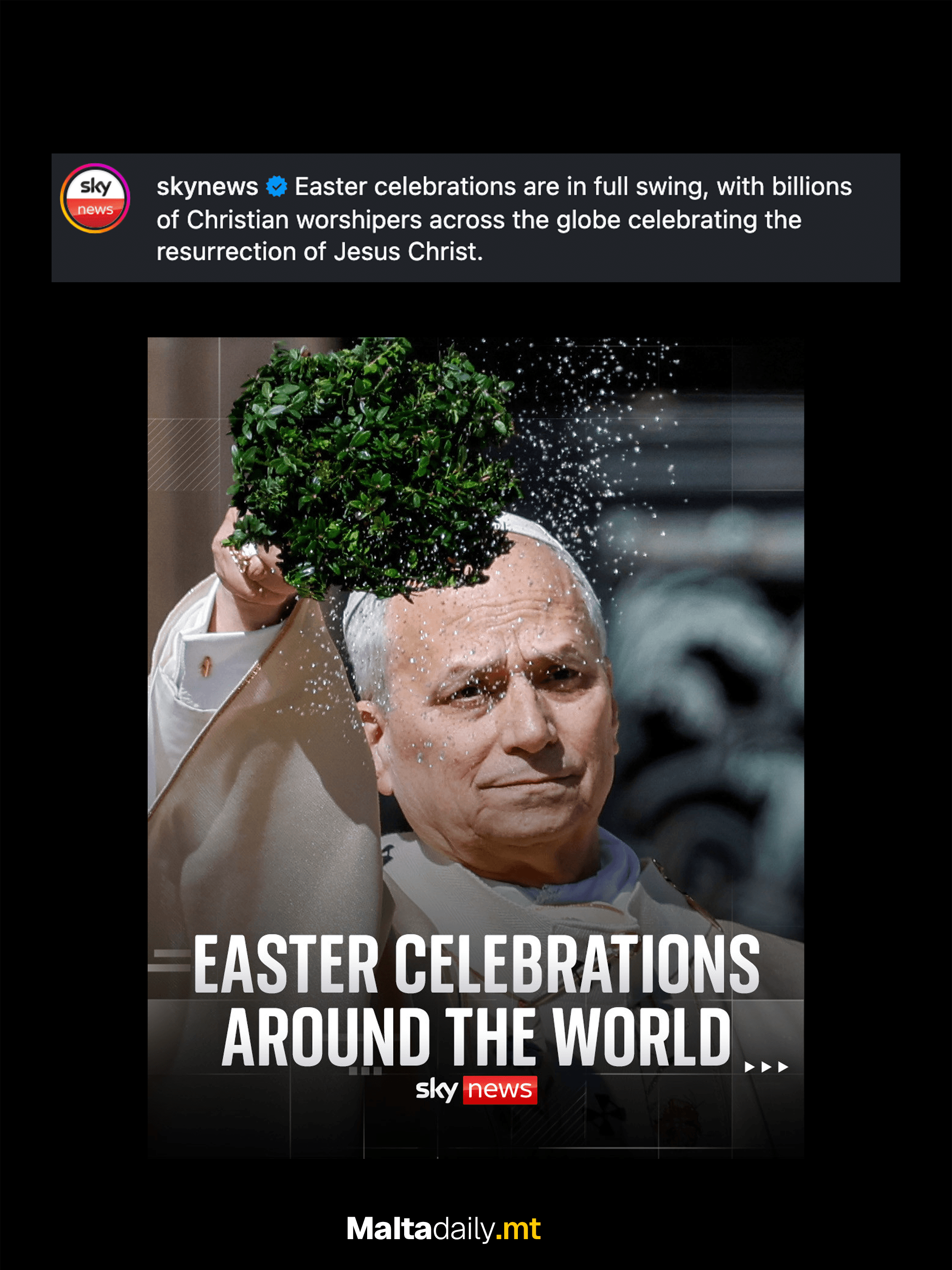 Malta Featured on Sky News for Iconic Easter Sunday Celebrations