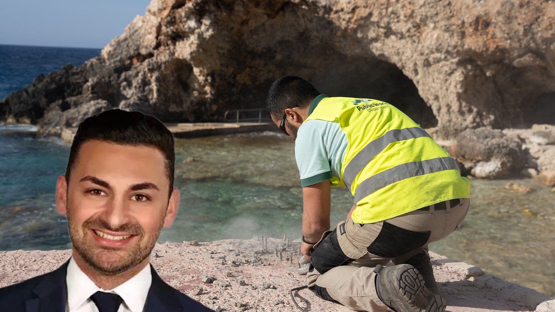 RESTORATION WORKS UNDERWAY AT GĦAR LAPSI FOLLOWING STORM DAMAGE