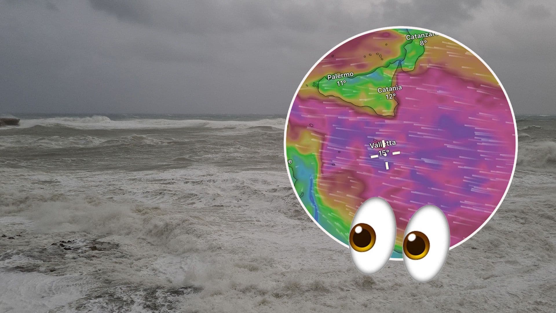 Winds Climbing To Over 77km/h As Storm Harry Batters Malta