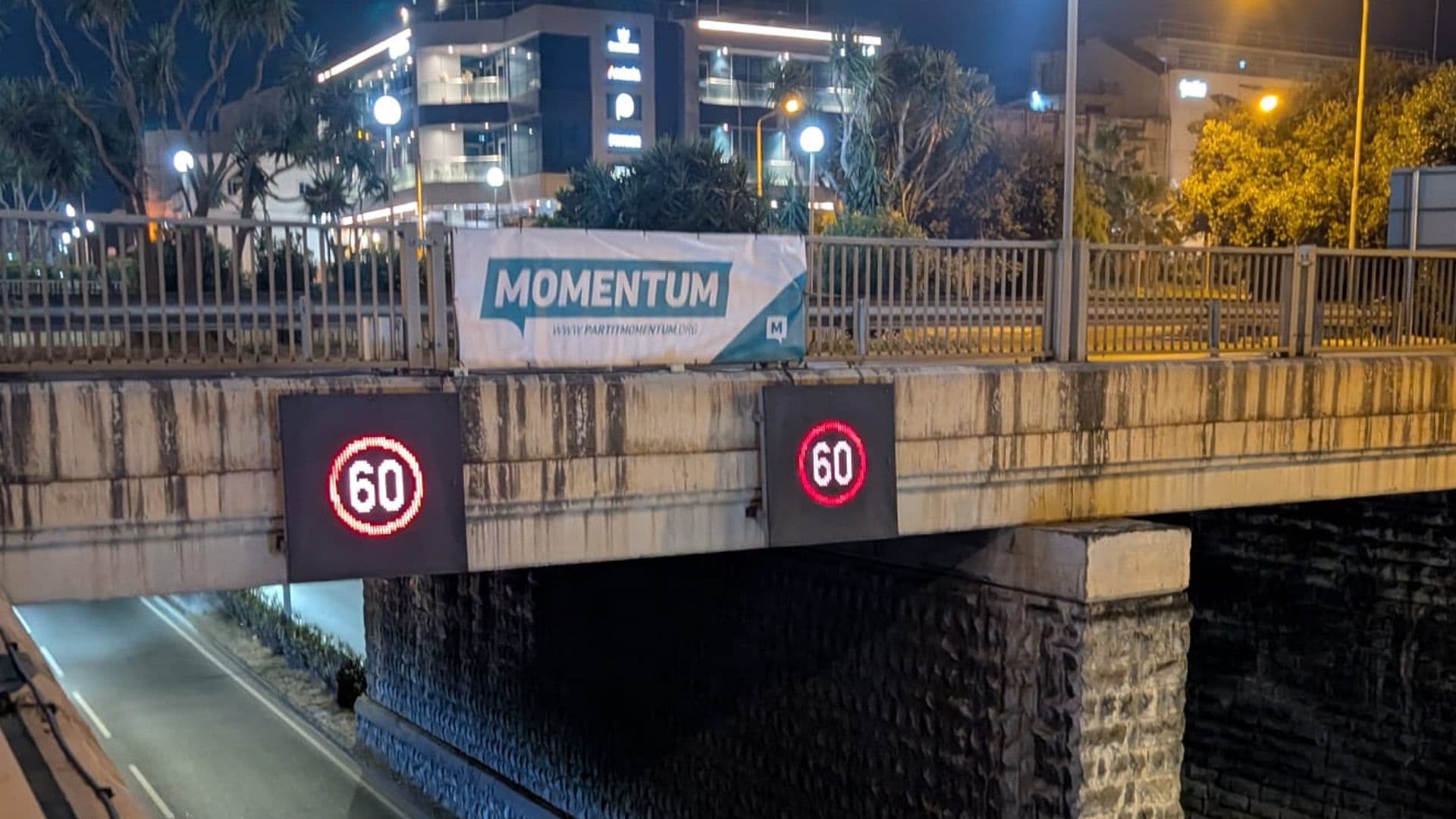 Partit Momentum Claim Election Street Campaign Poster Removed By Cleansing Department