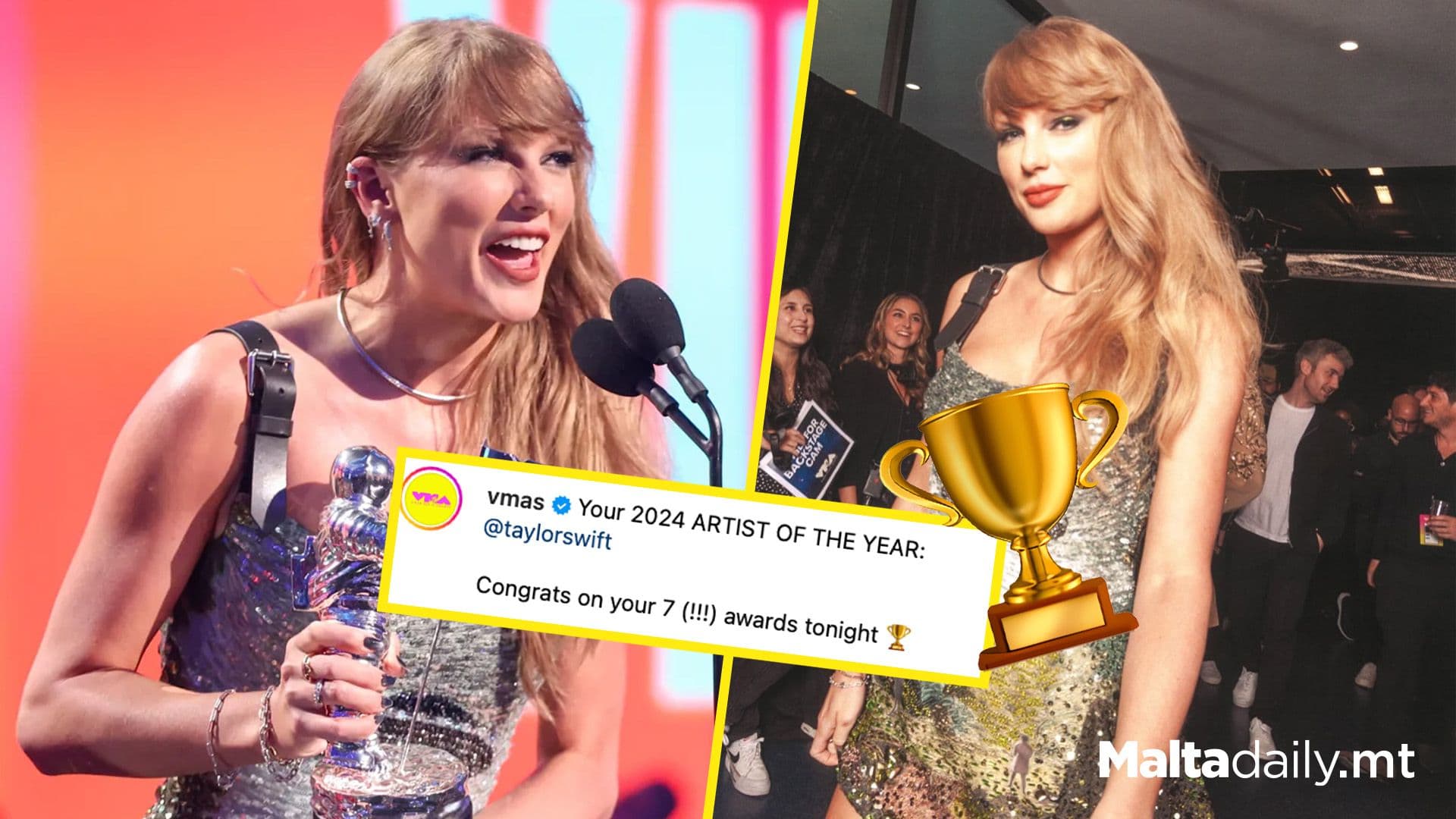 Taylor Swift Has Record Breaking Night At Voice Music Awards