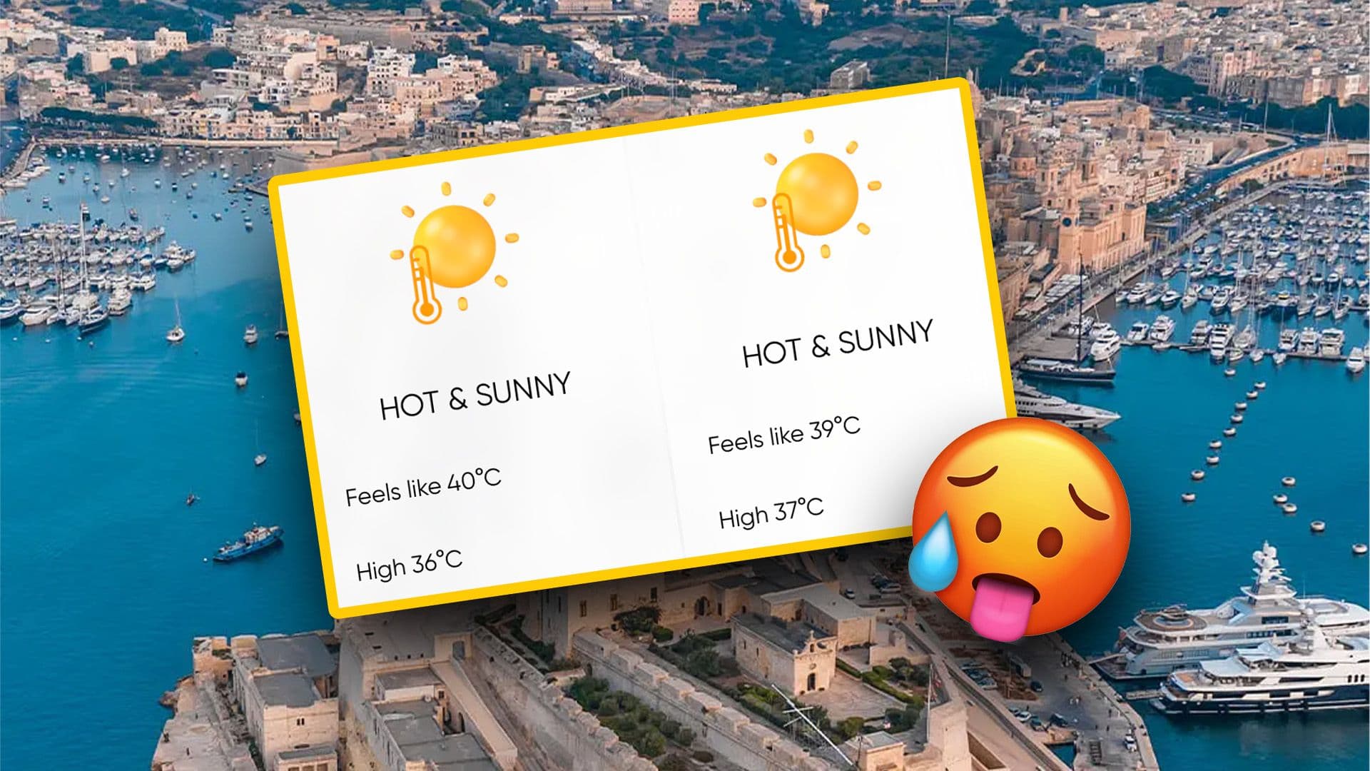 Malta Set For Another Week Of Intense Heat As Orange Warning Remains In Place
