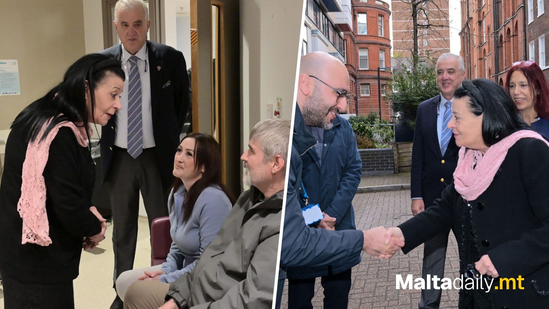 President of Malta, Myriam Spiteri Debono Visits Maltese Patients In London