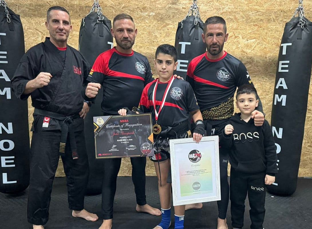 Youngest Maltese Kickboxer Achieves National Black Belt Record