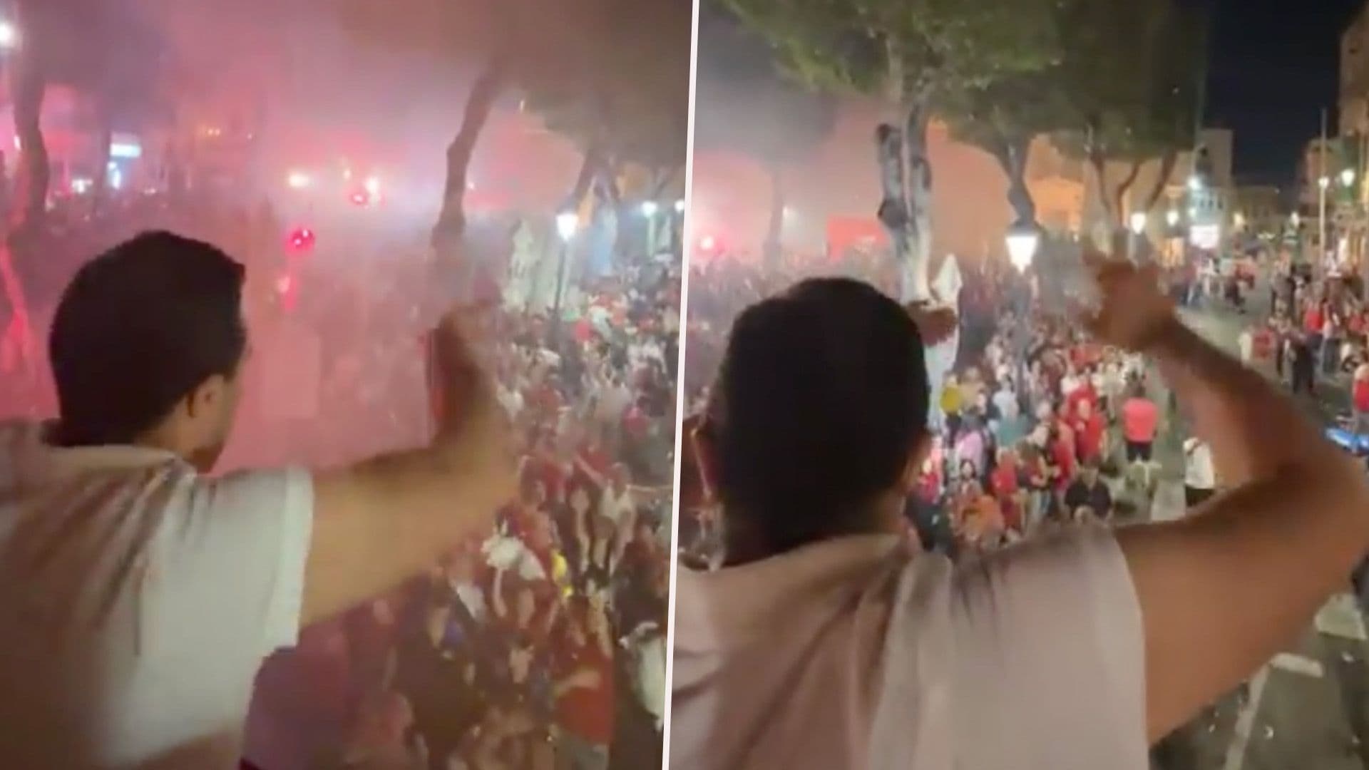 Clint Camilleri Celebrates With Labour Supporters In Gozo