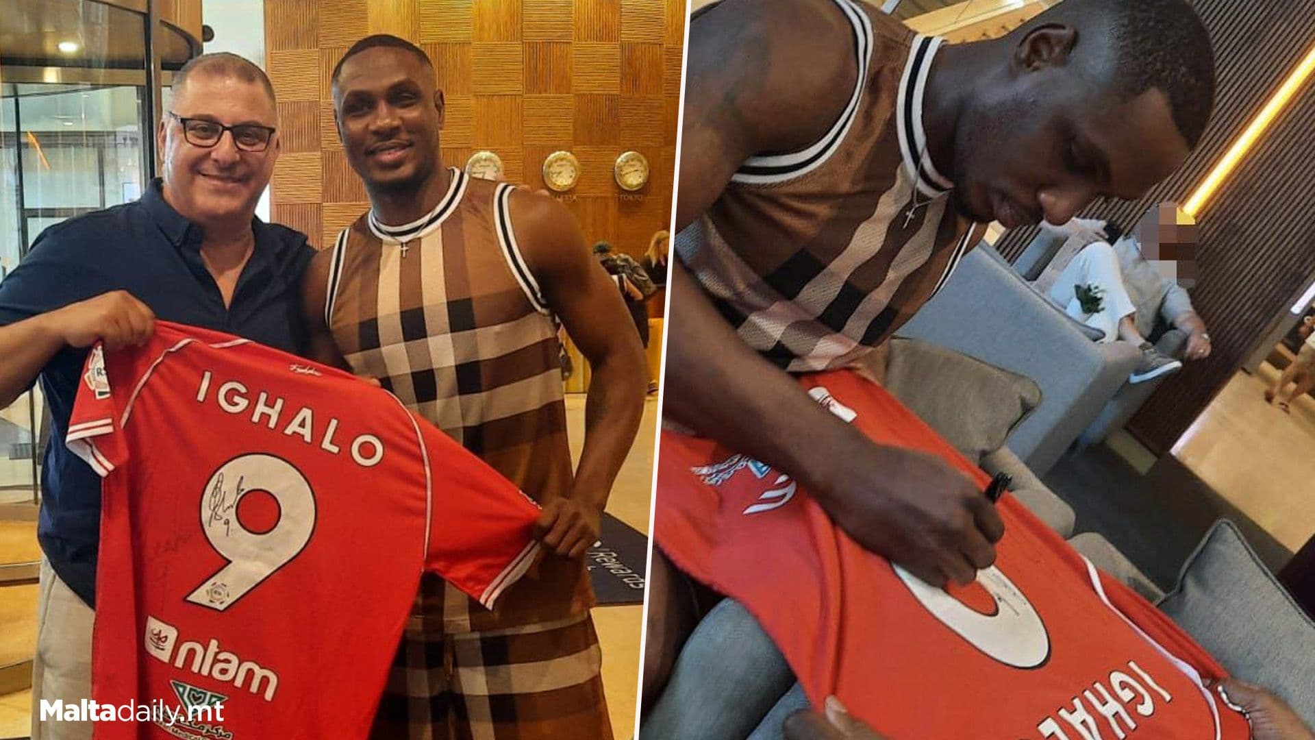 Former Man Utd Striker Odion Ighalo Spotted In Malta