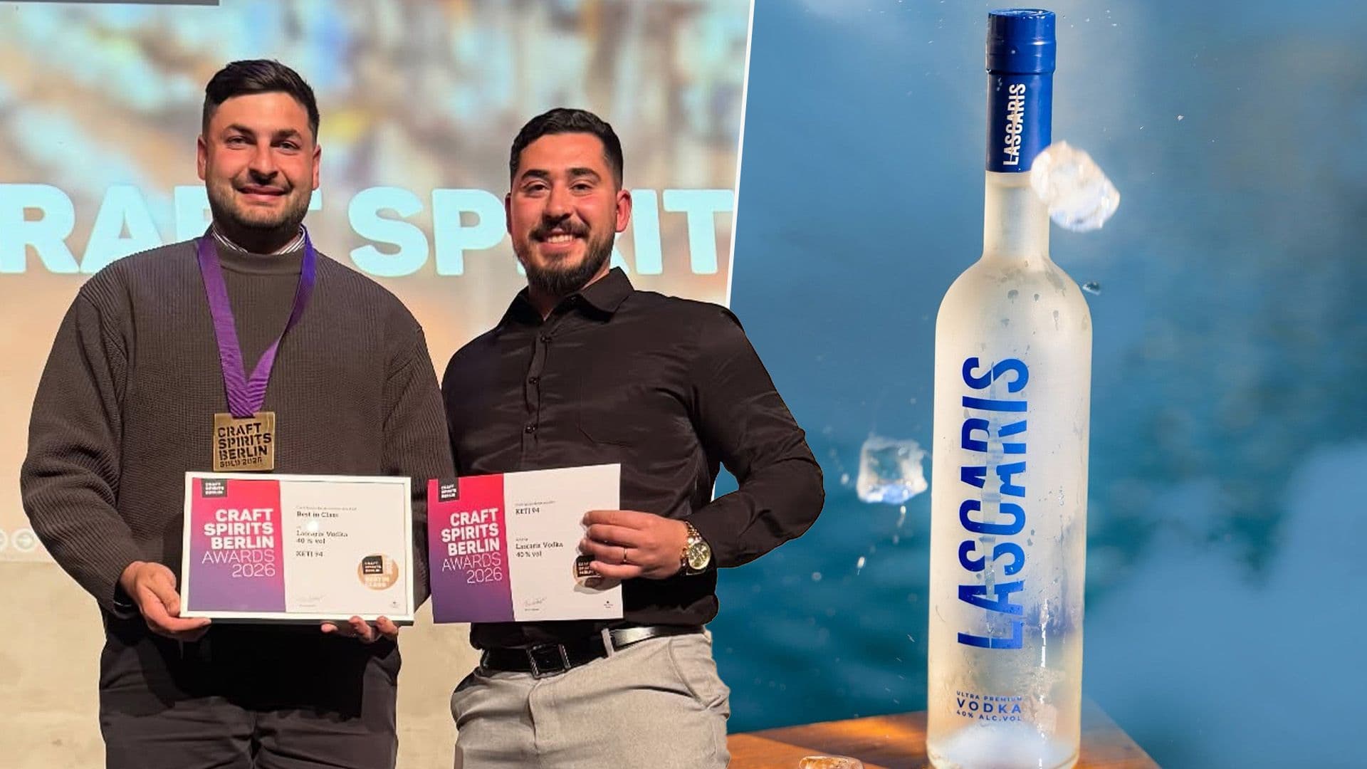Malta’s Lascaris Vodka Awarded Gold At Craft Spirits Berlin Awards