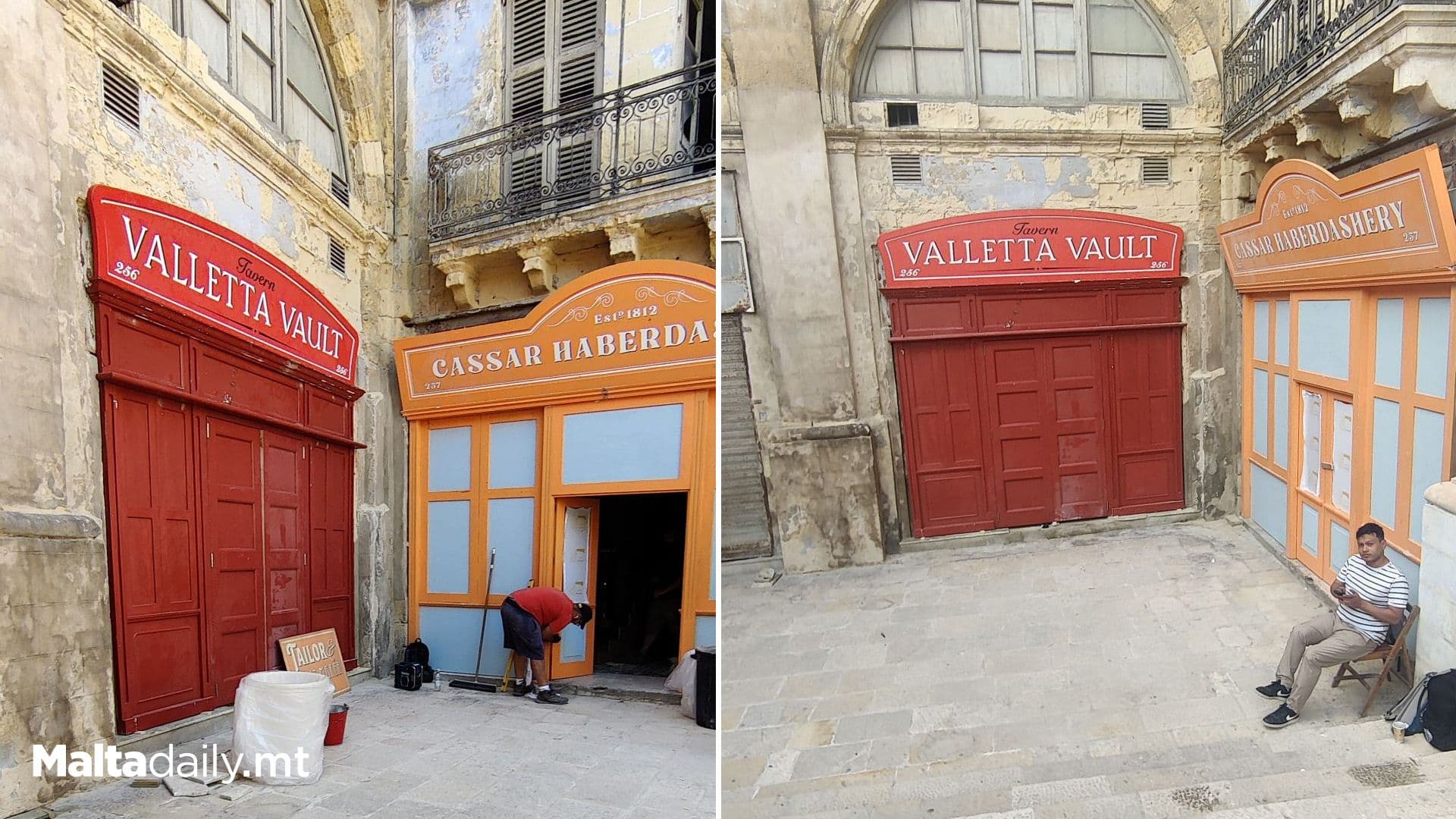 Film Set Doors To Remain Permanently In Valletta