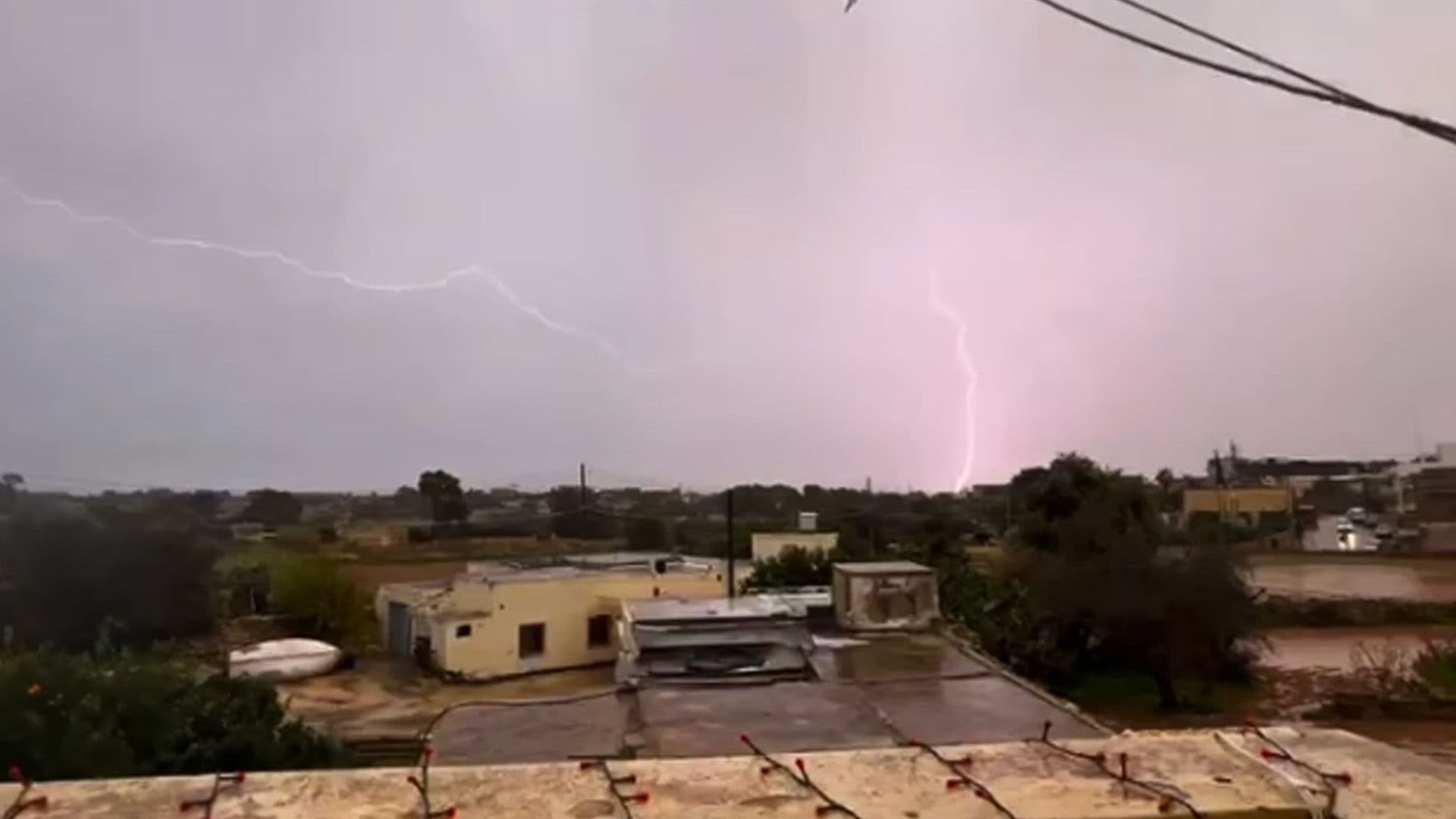 Upward Lightning Caught On Footage From This Week's Storm