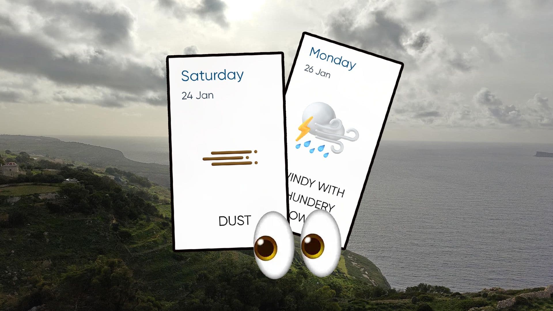 More Thunderstorms Forecasted With Dusty Winds Hitting Malta