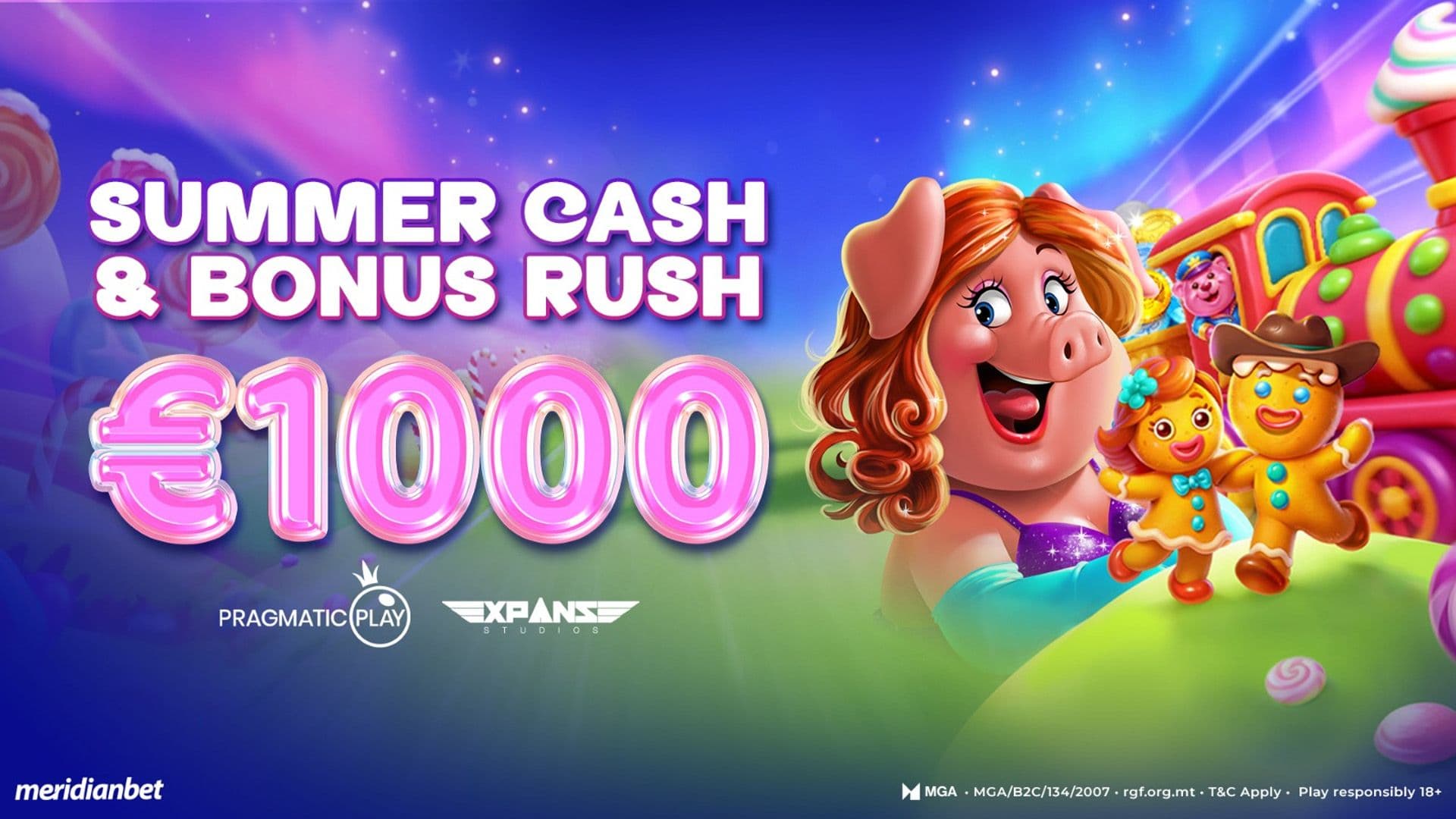 Merdianbet Launches €1,000 Summer Cash & Bonus Rush Tournament