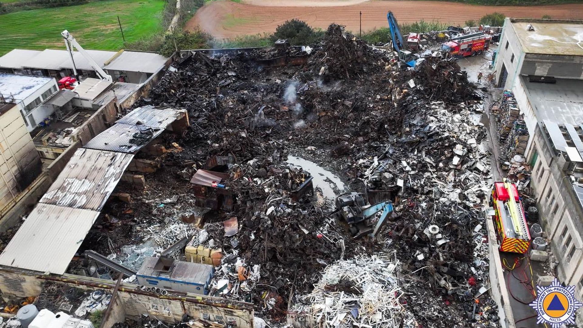 New Footage Shows Intensity Of Yesterday’s Marsa Industrial Blaze