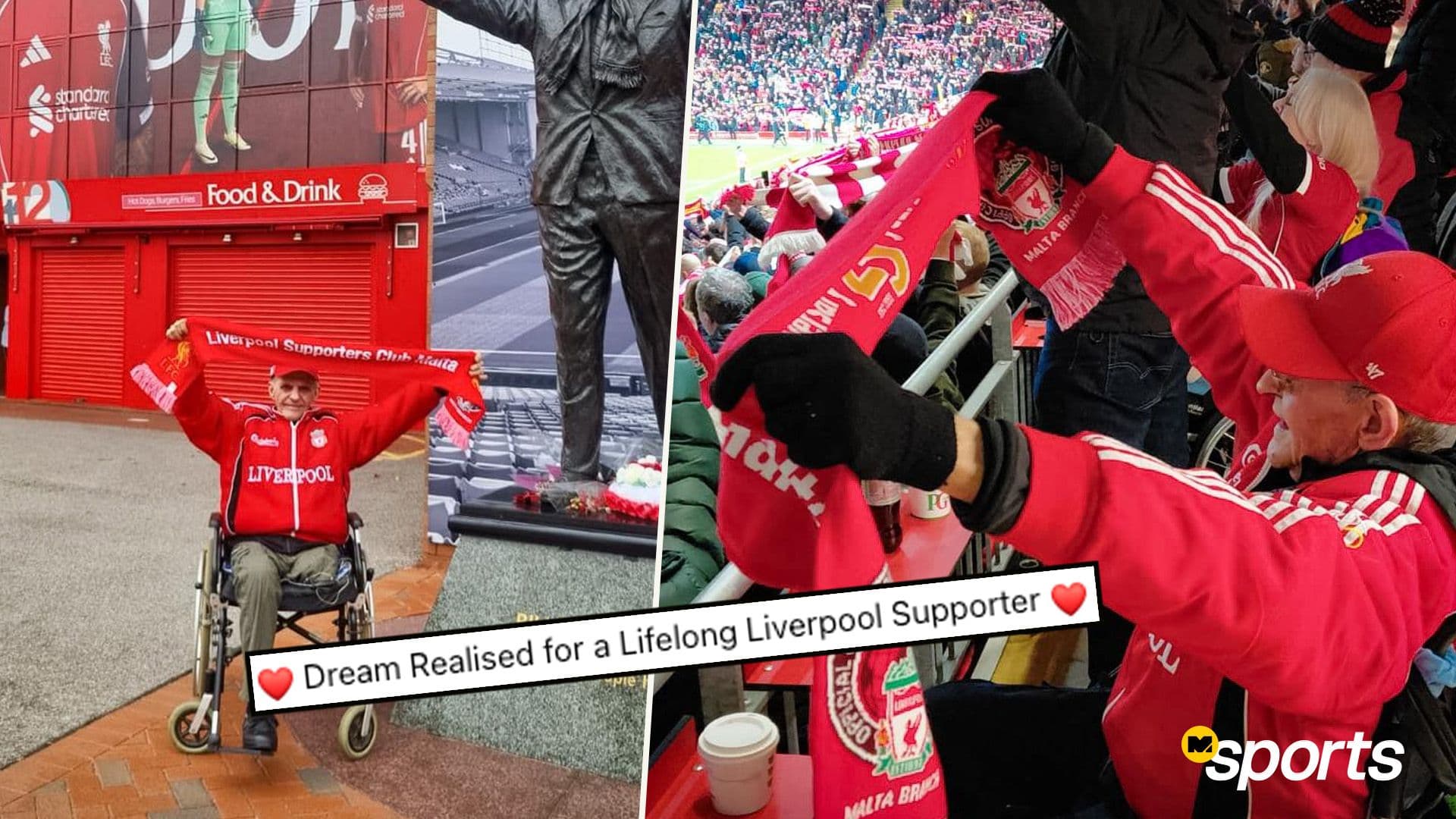 Local’s Dream Comes True As He Attends Winning Liverpool Match