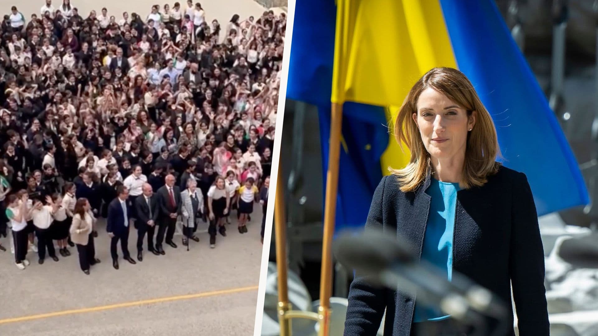 Roberta Metsola Receives Warm Welcome At Sacred Heart College