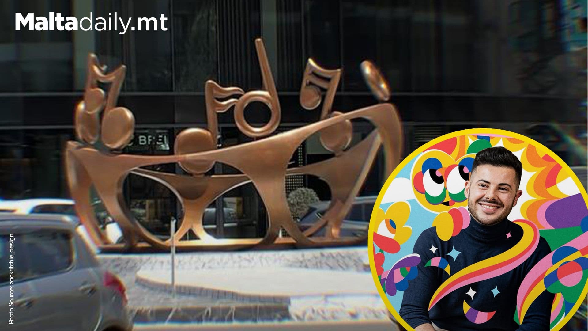 New Public Sculpture By Zack Ritchie Unveiled In St Julian’s