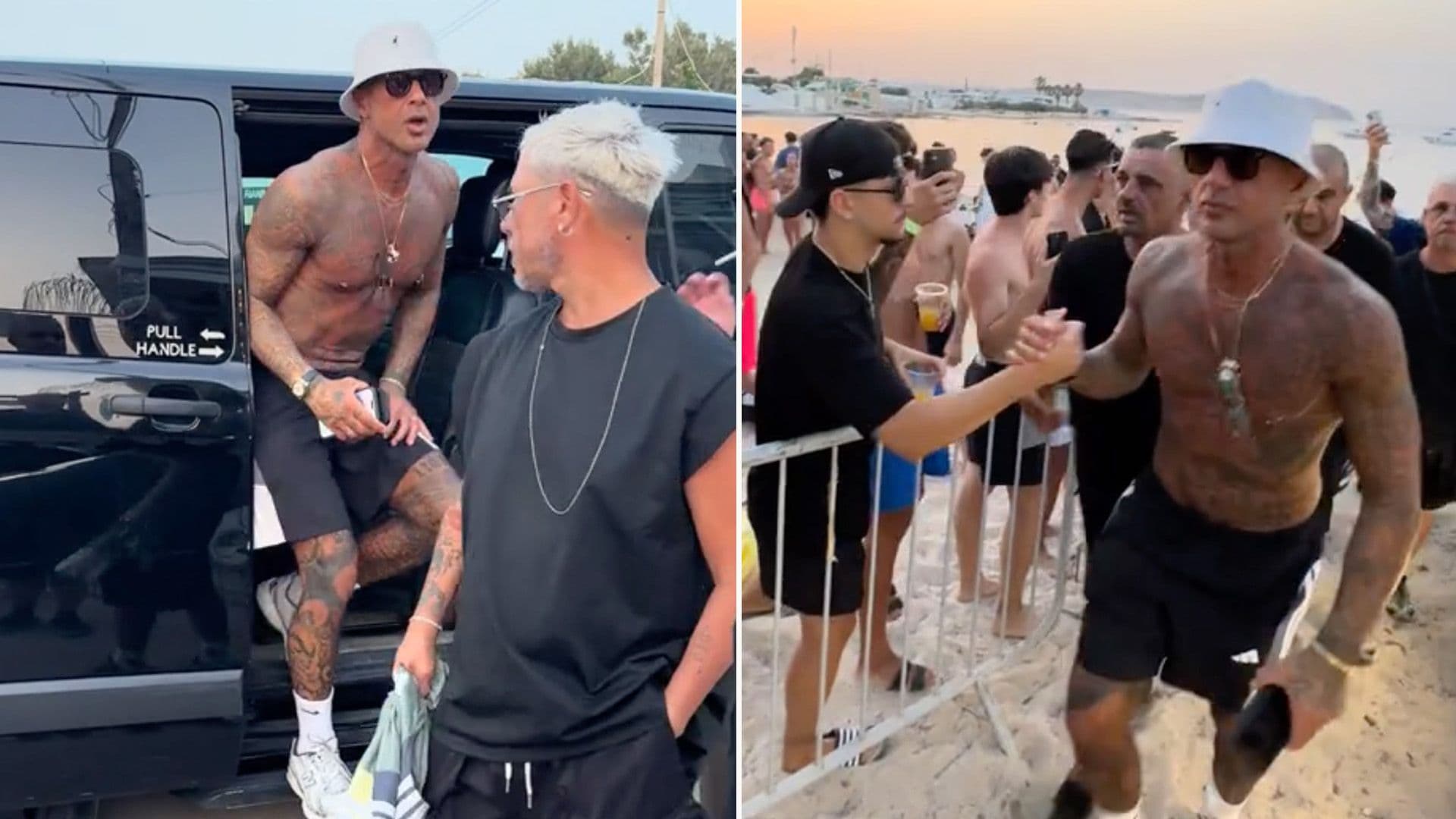 Fabrizio Corona Attends Beach Party In Malta