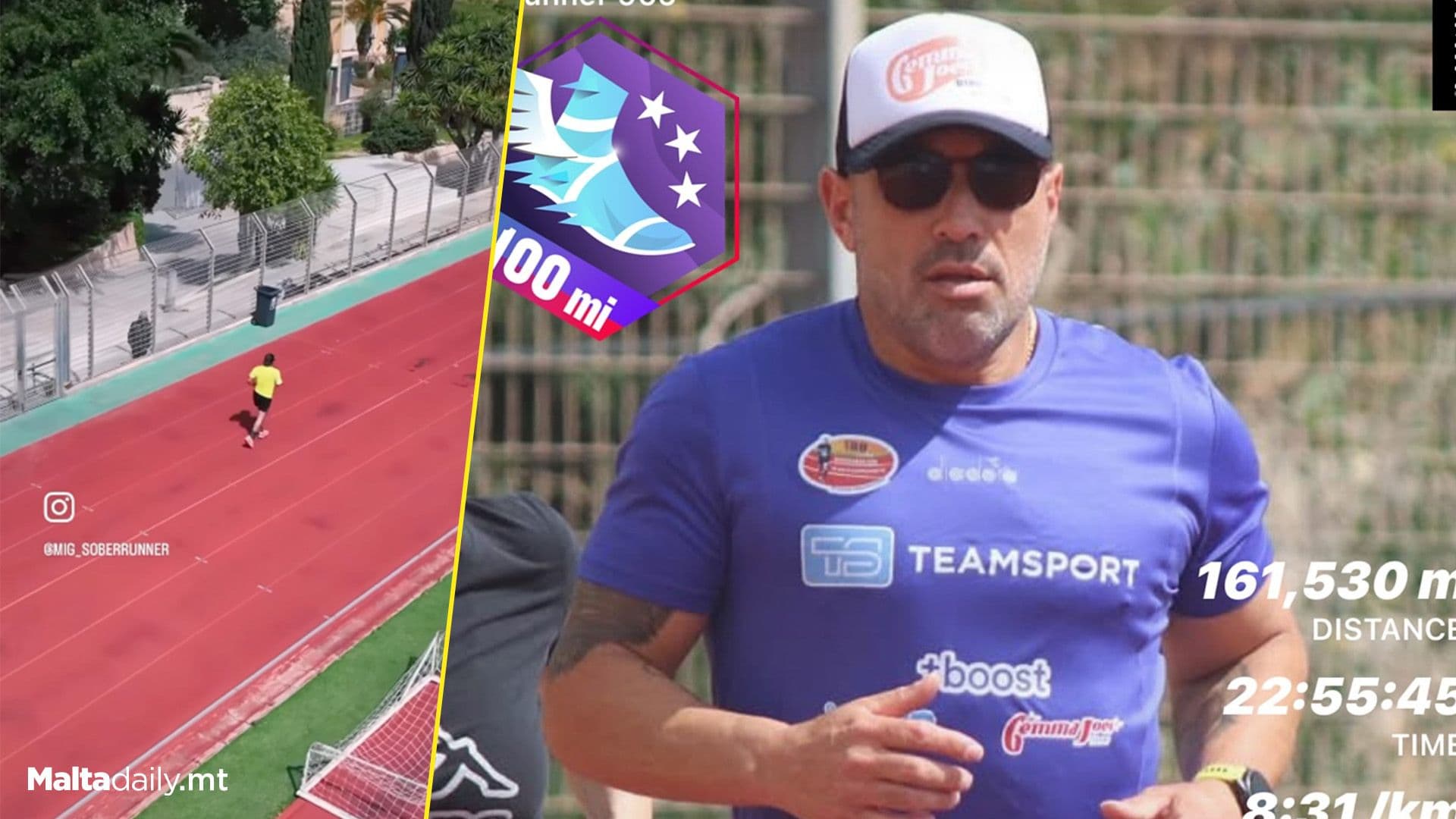 Miguel Mifsud Completes 100 Mile Run In 22 Hours In Aid Of Caritas