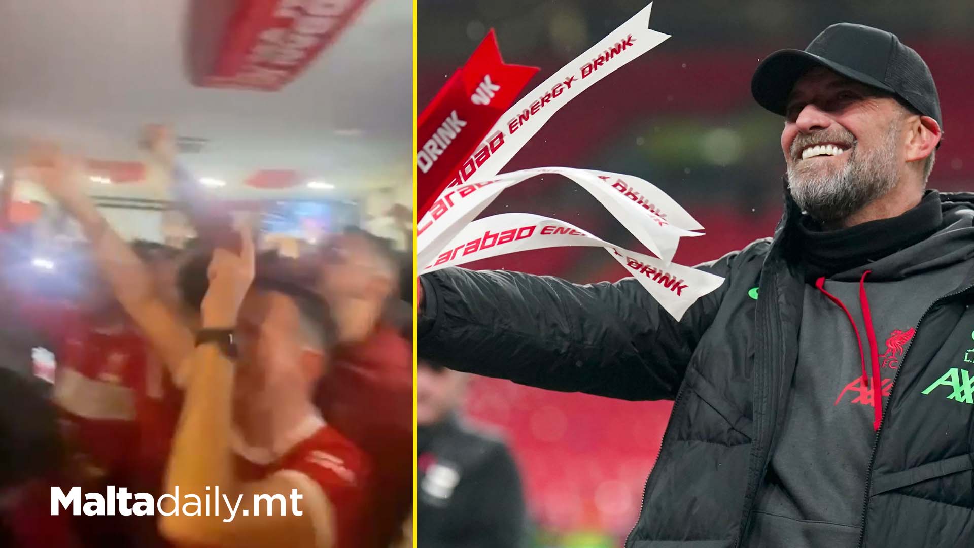 Maltese Liverpool Fans Celebrate Carabao Cup Win