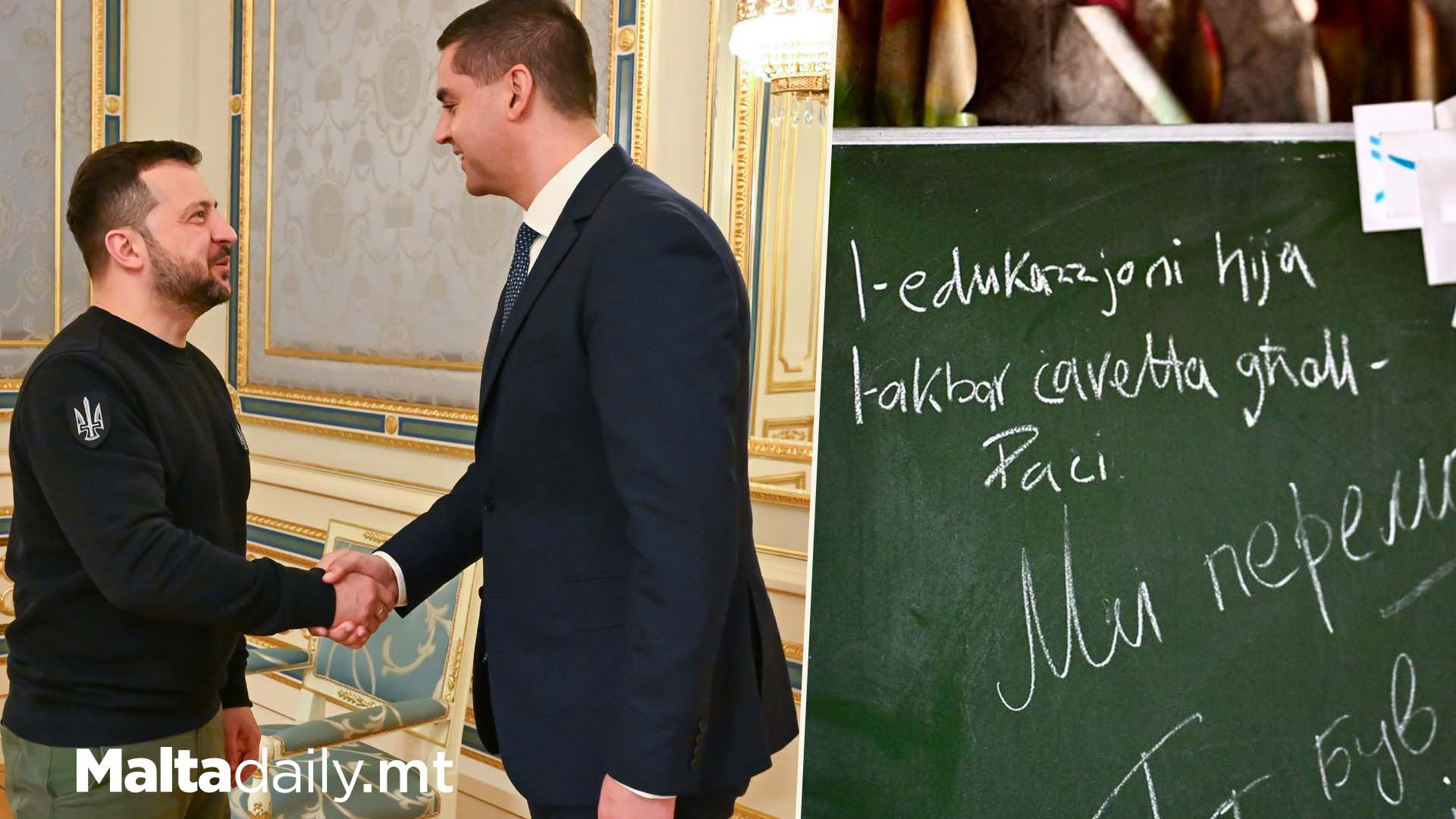 Ian Borg Praised For Using Maltese During Visit To Ukraine