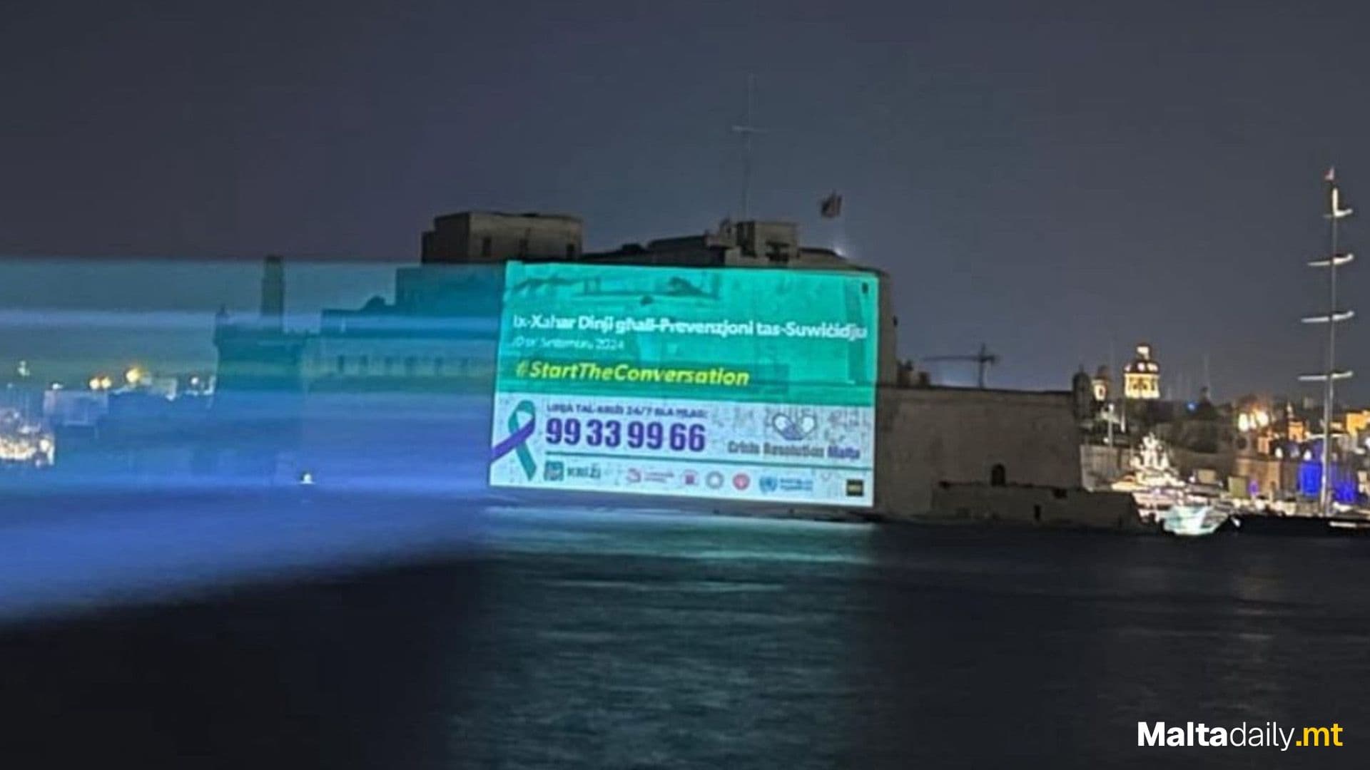 Paceville Lights Up For World Mental Health Month