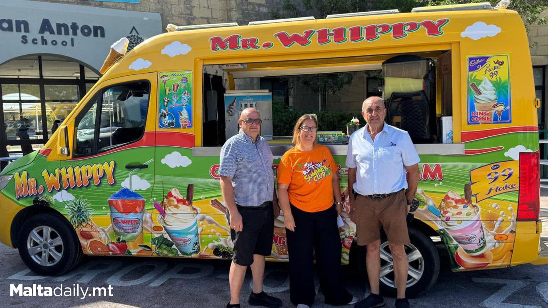 Mr. Whippy, Coop Transport & San Anton School Raise €1,200 for Puttinu Cares