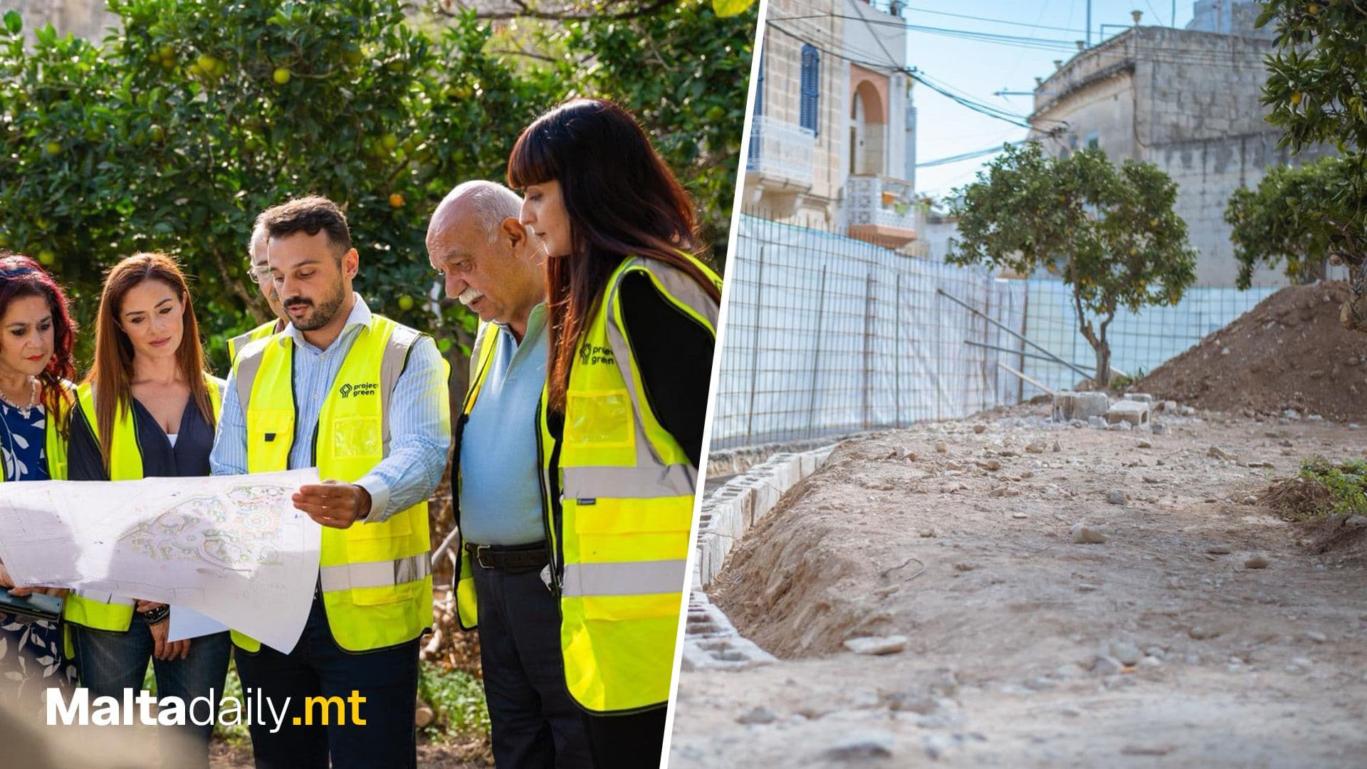 Developable Plot In Ħal Lija Transformed Into A Community Garden For Residents
