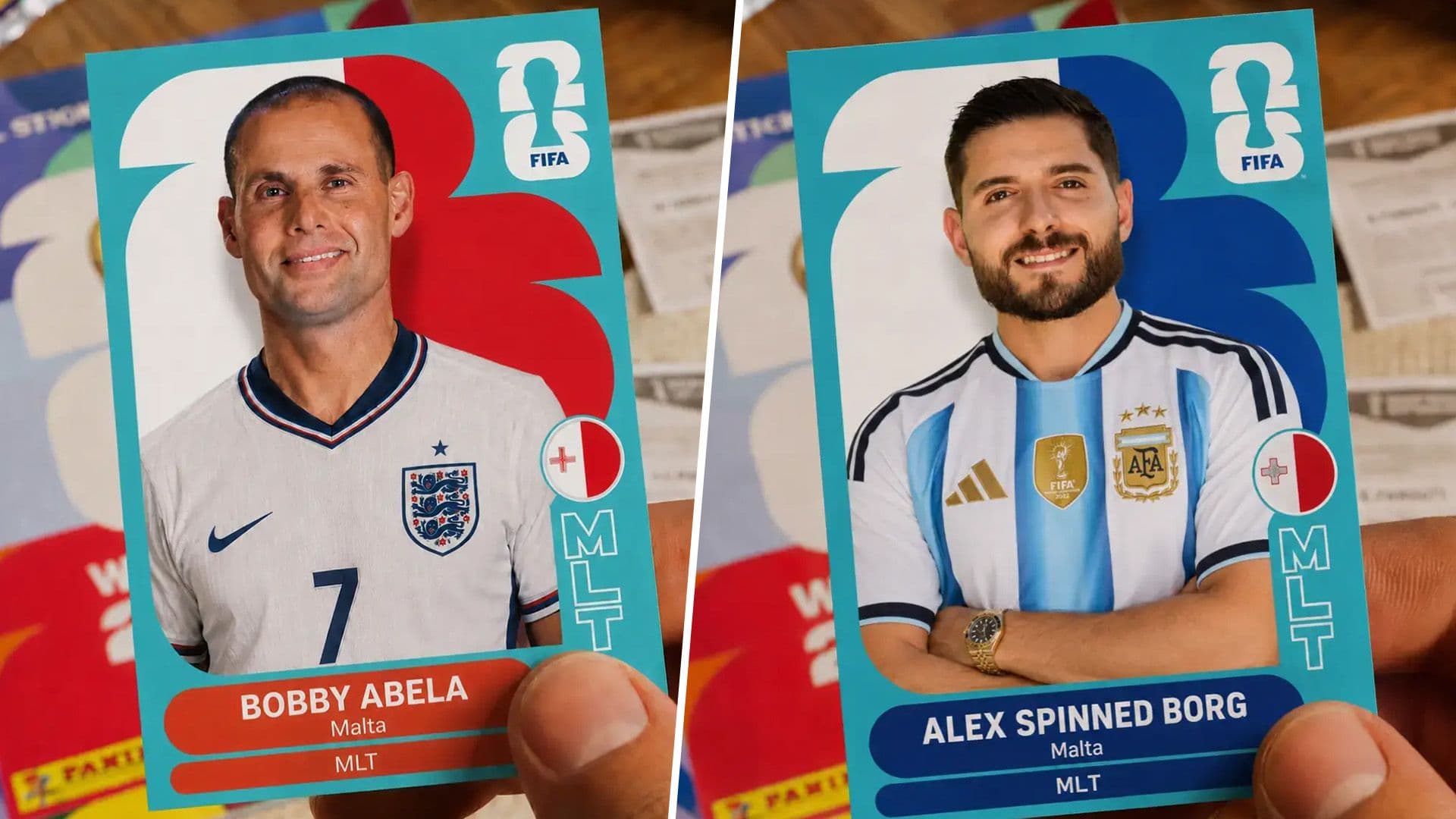 TikTok Imagines Maltese Politicians As Panini Stickers
