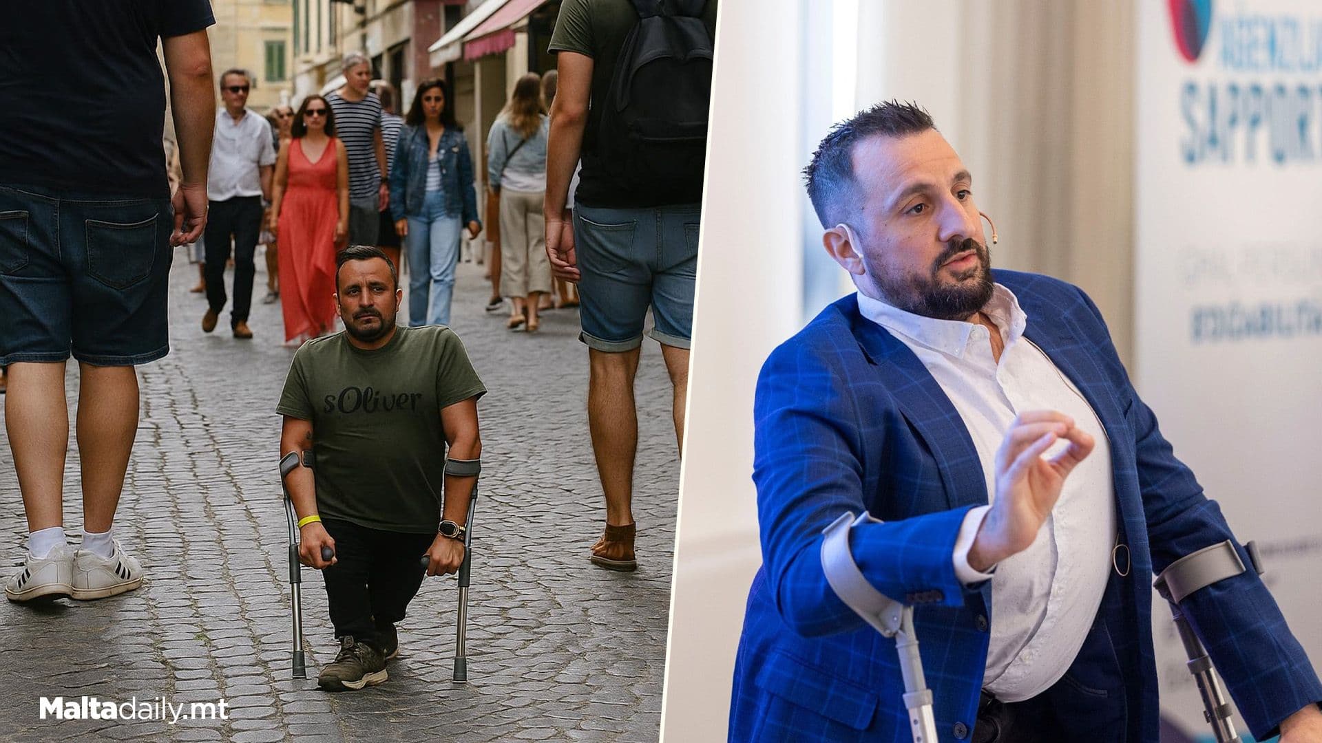 Oliver Scicluna With Empowering Message Over Disability