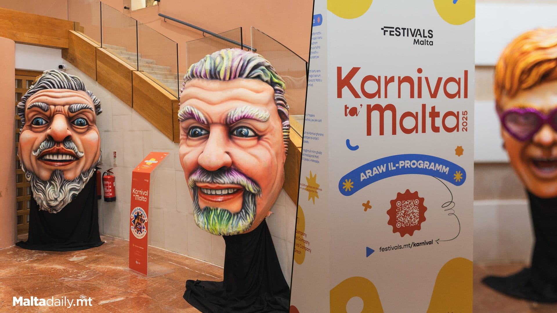 Exhibition Celebrates Masks, Facial Likeness At Spazju Kreattiv