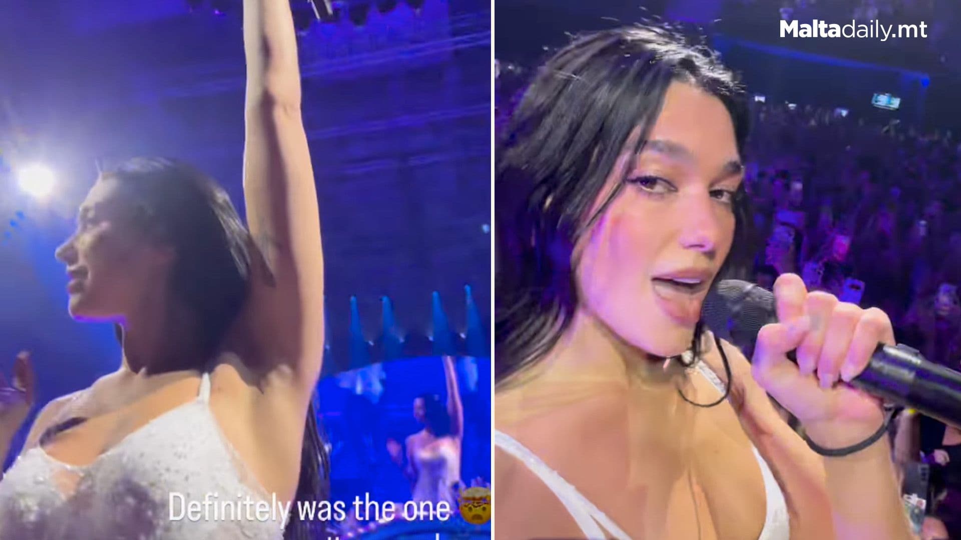 Dua Lipa Takes Maltese Fan’s Phone During Concert