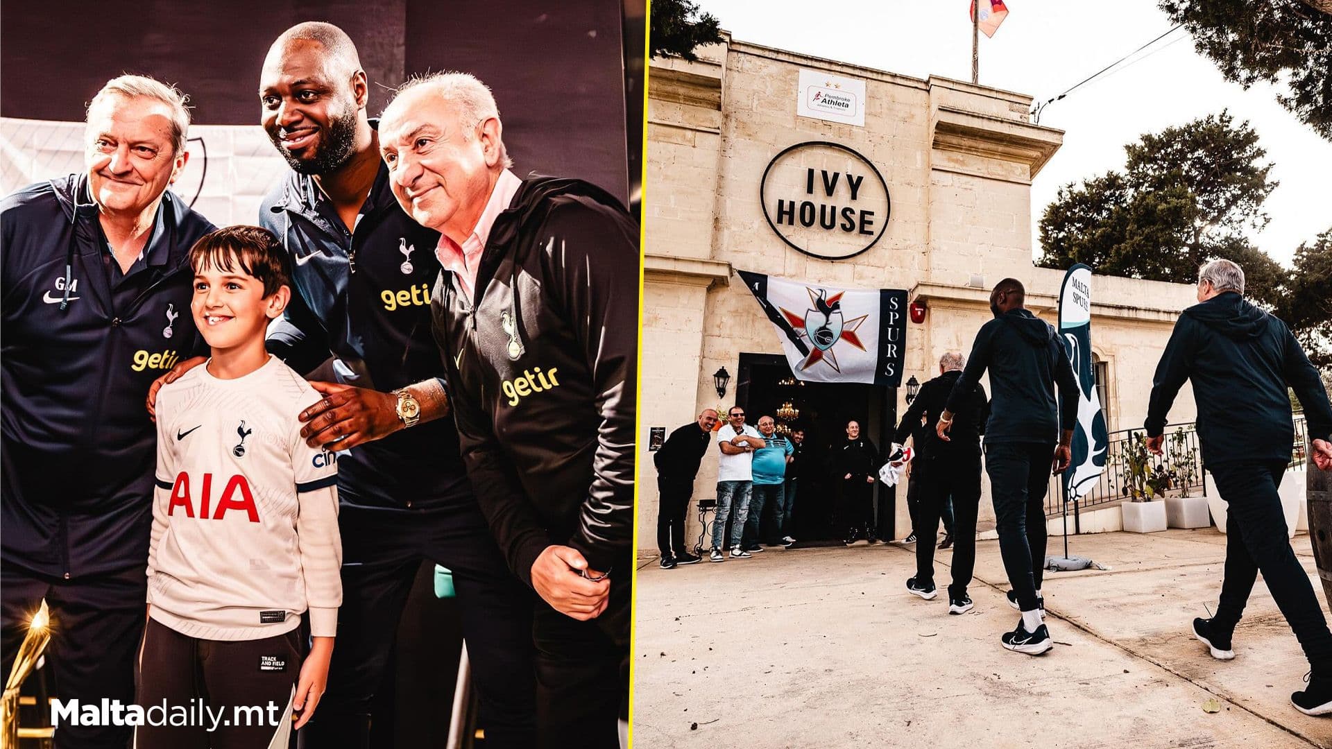 Tottenham Hotspur Legends Meet Maltese Fans & Students