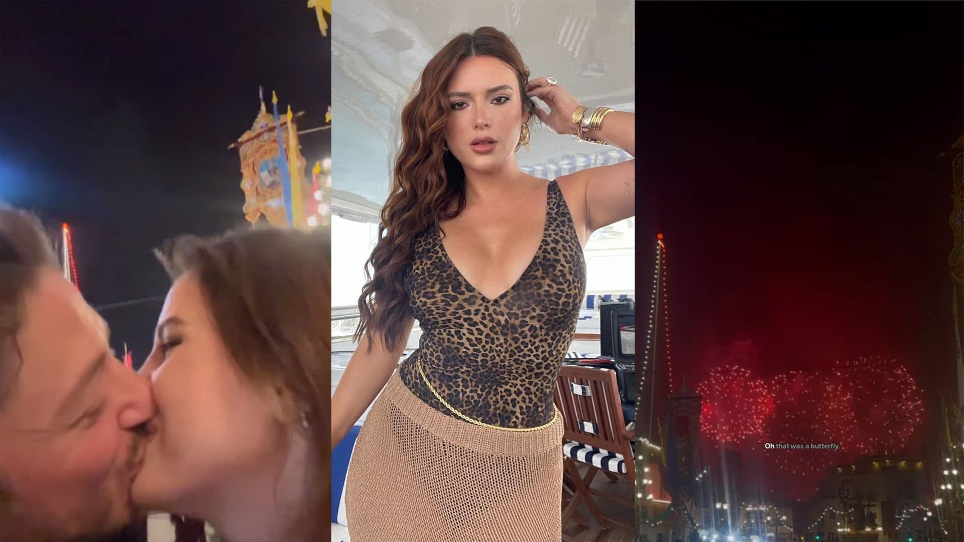 Bella Thorne Shares Romantic Moment During Maltese Festa