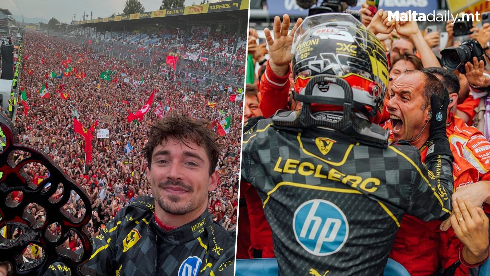 Charles Leclerc Leads Ferrari To Surprise Victory In Home Race Monza