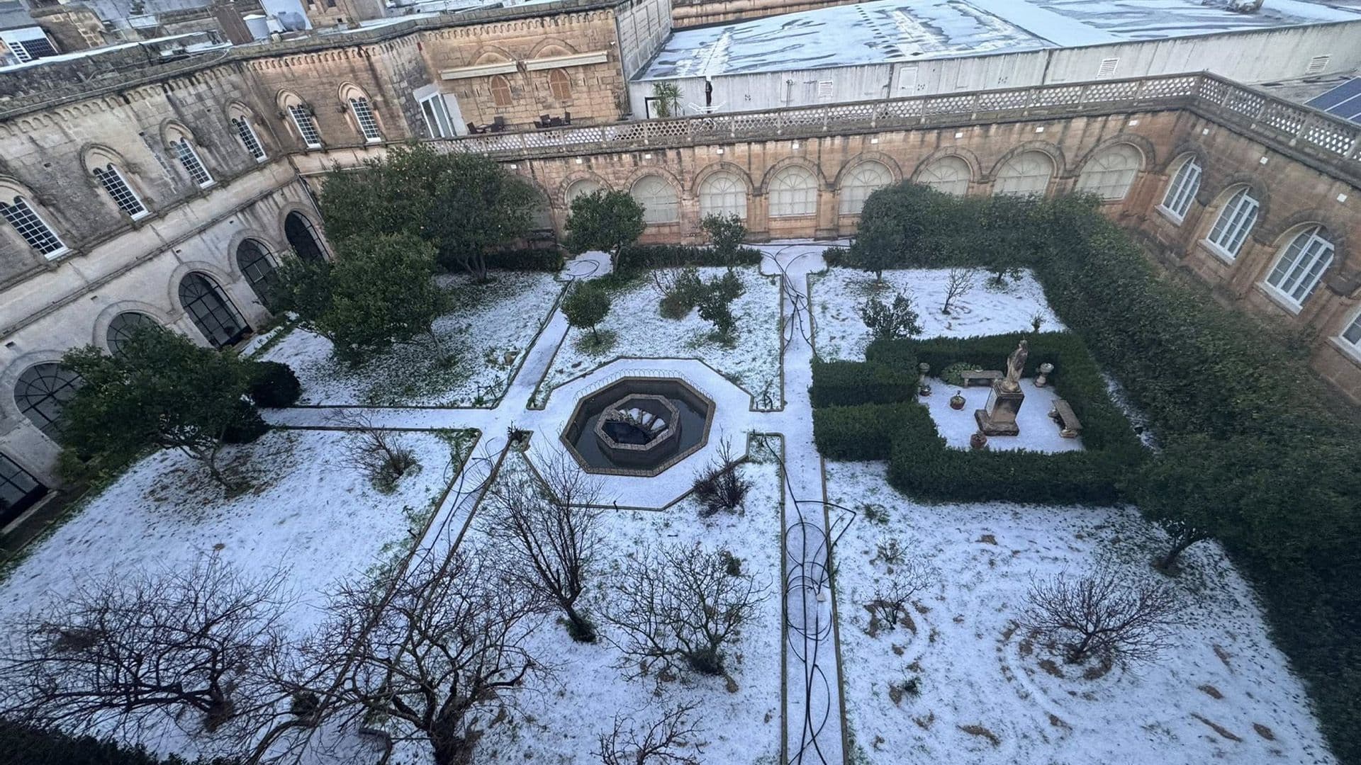 Rabat School Shares Photos Of Icy Campus
