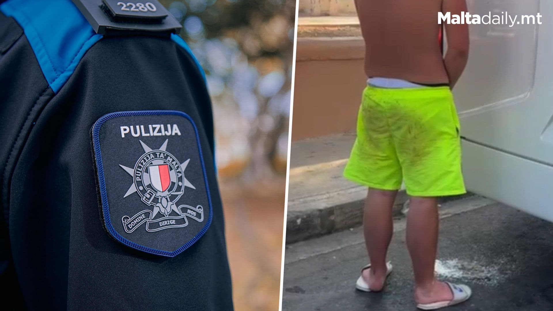 Tourist Caught Urinating In Public