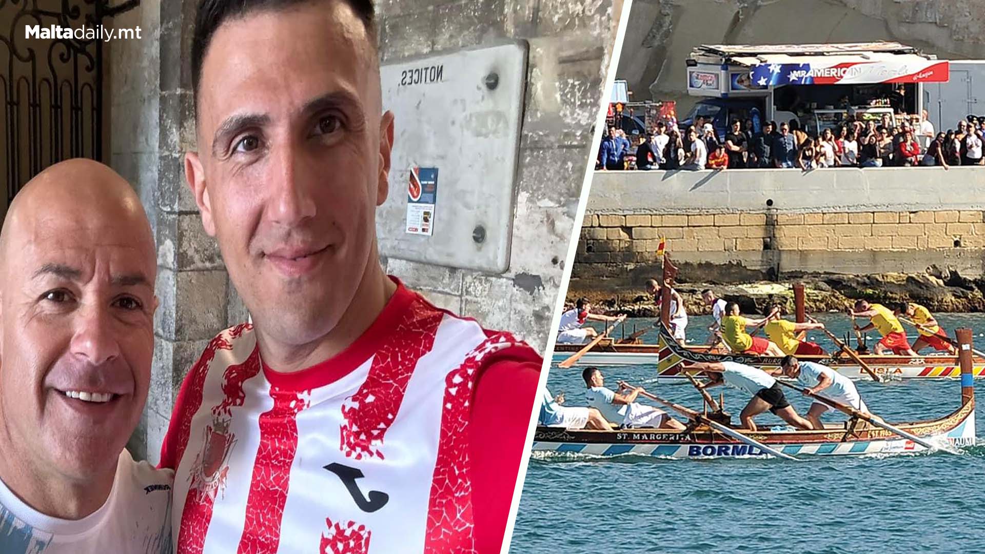 Friendship Over Rivalry As Local Rowers Take Photo Together