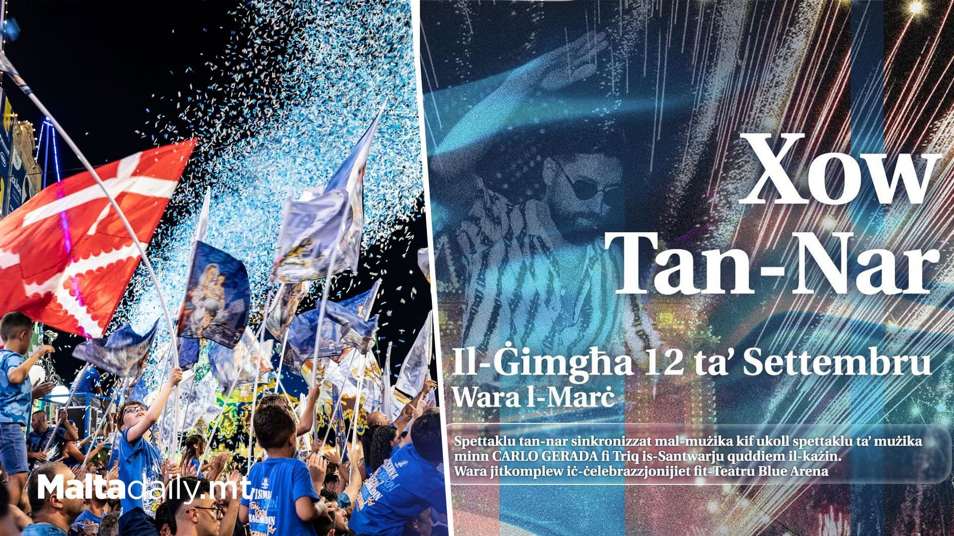 Spectacular Fireworks Tonight At Żabbar Feast