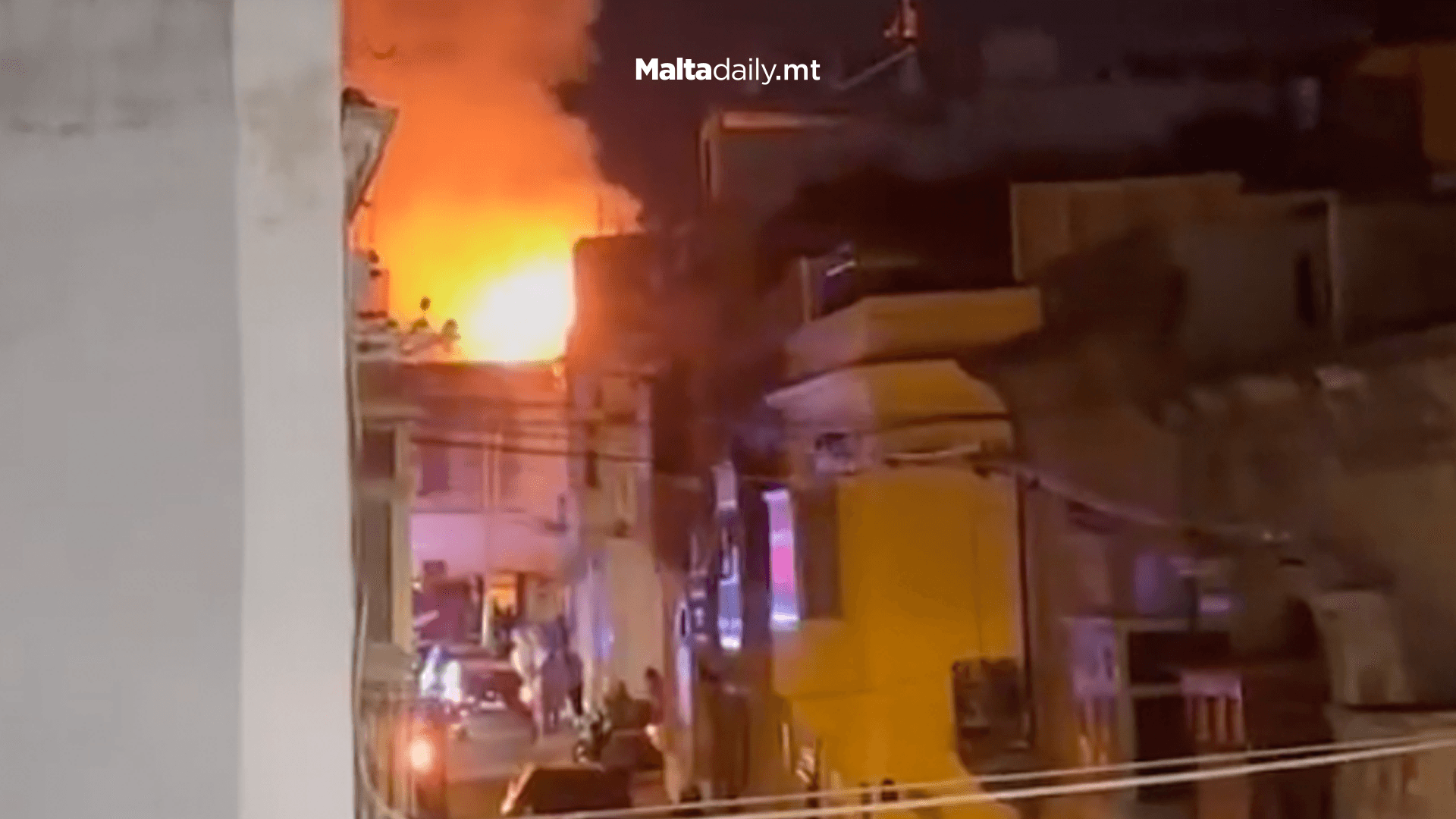 House in Hamrun succumbed to flames