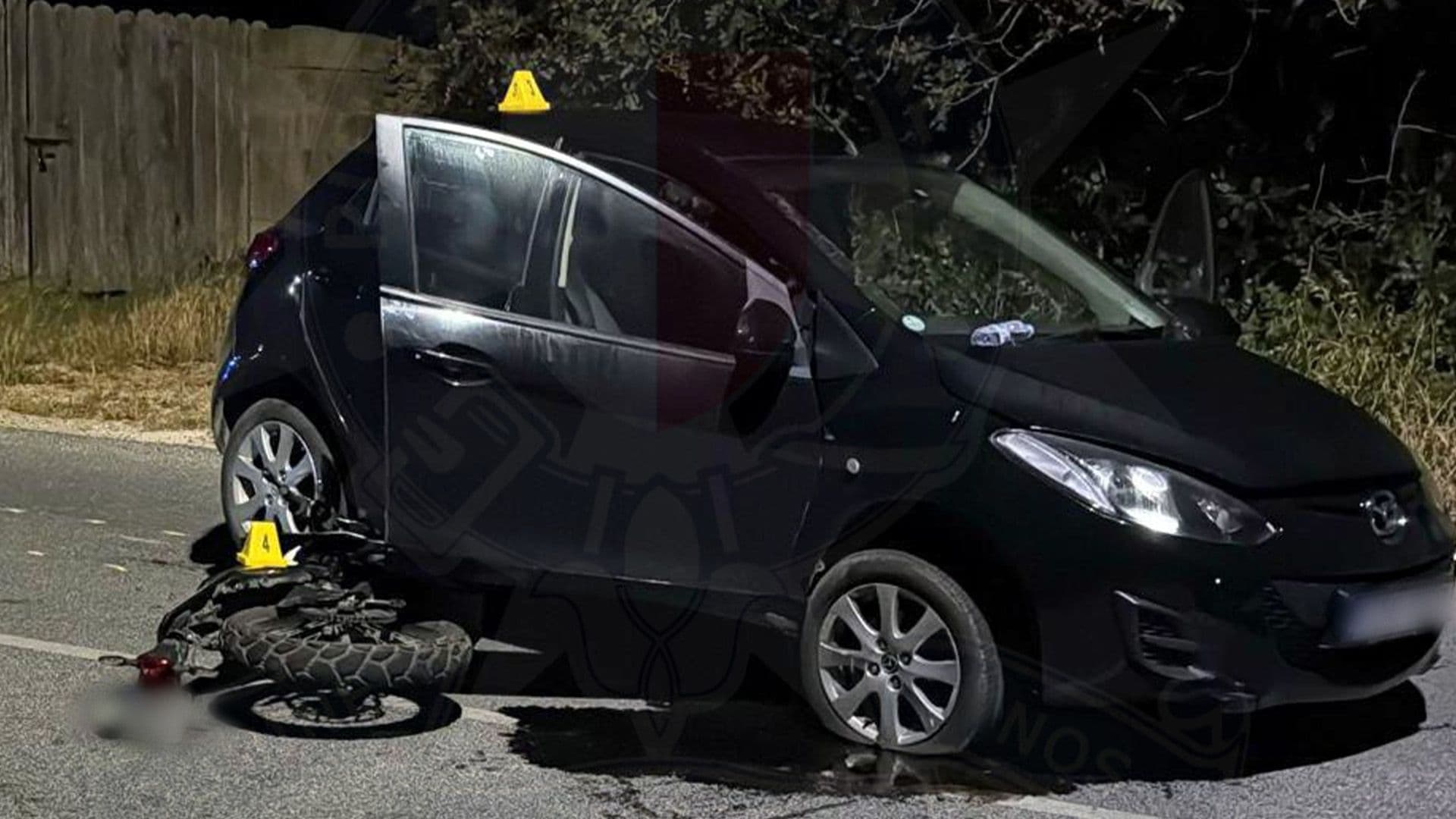 Motorcyclist Suffers Serious Injuries in Late-Night Rabat Crash