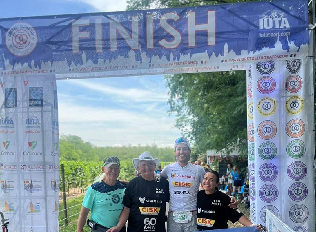 James Camilleri Finishes Double Ironman in 28 Hours of Non‑Stop Racing
