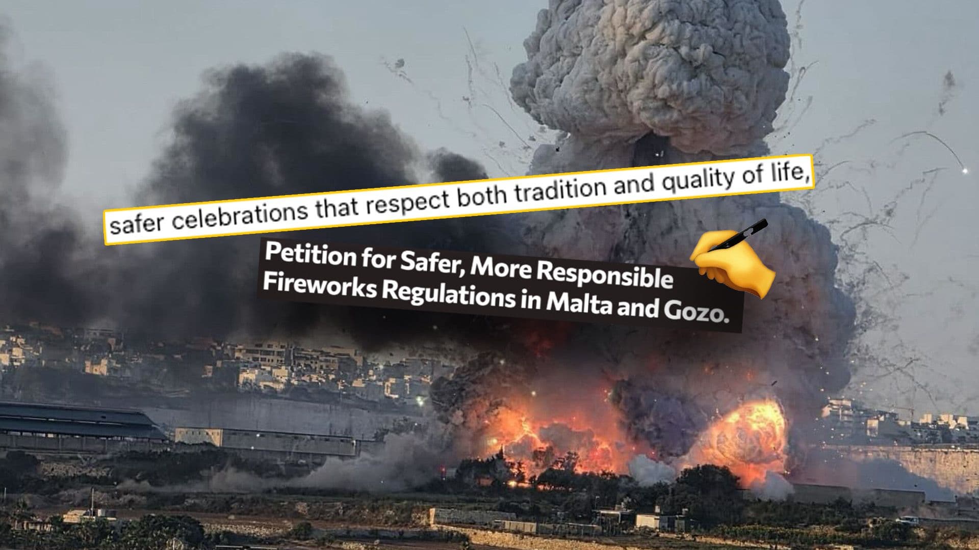 Petition Launched For Safer Firework Regulations In Malta